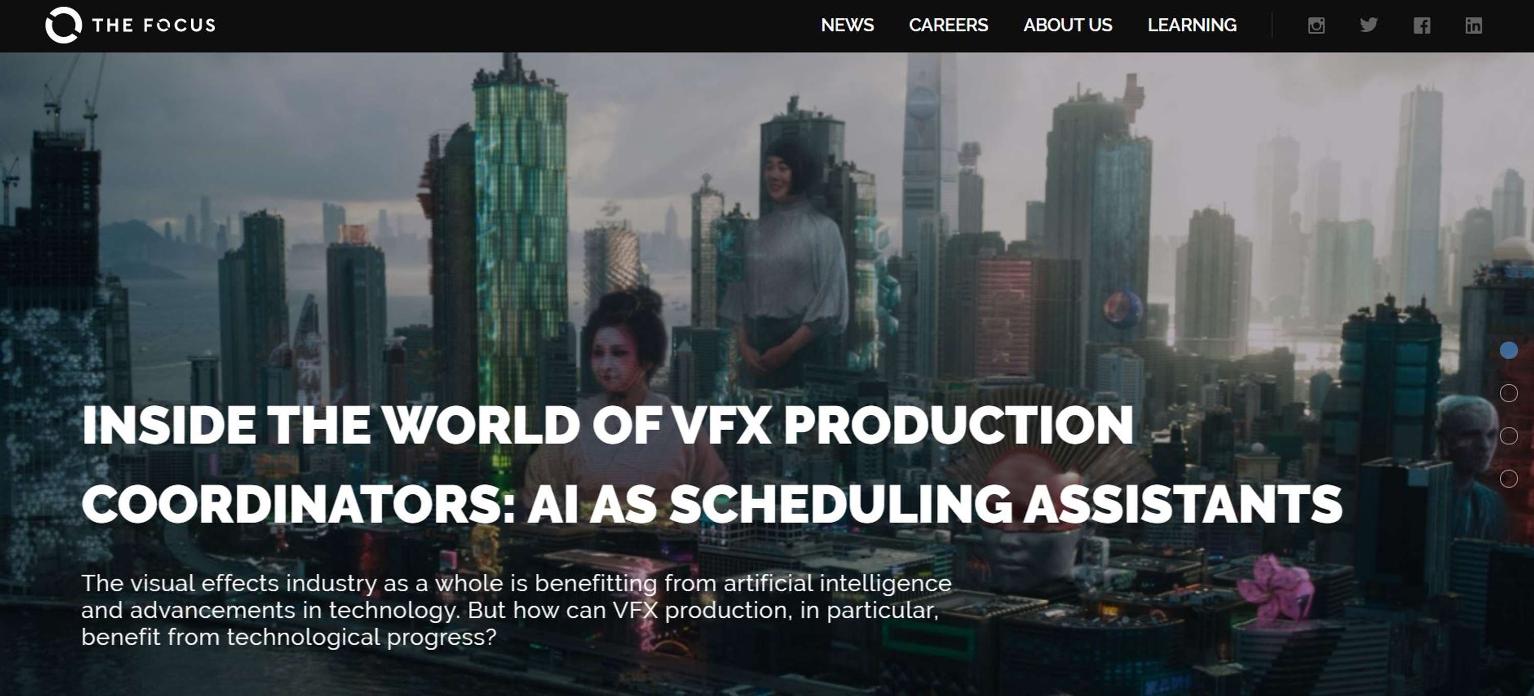 New Website and CMS - The Focus/Technicolor by Marlies Isabella Riepl