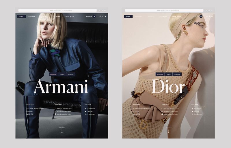 Bond Street Website by Ben Walker