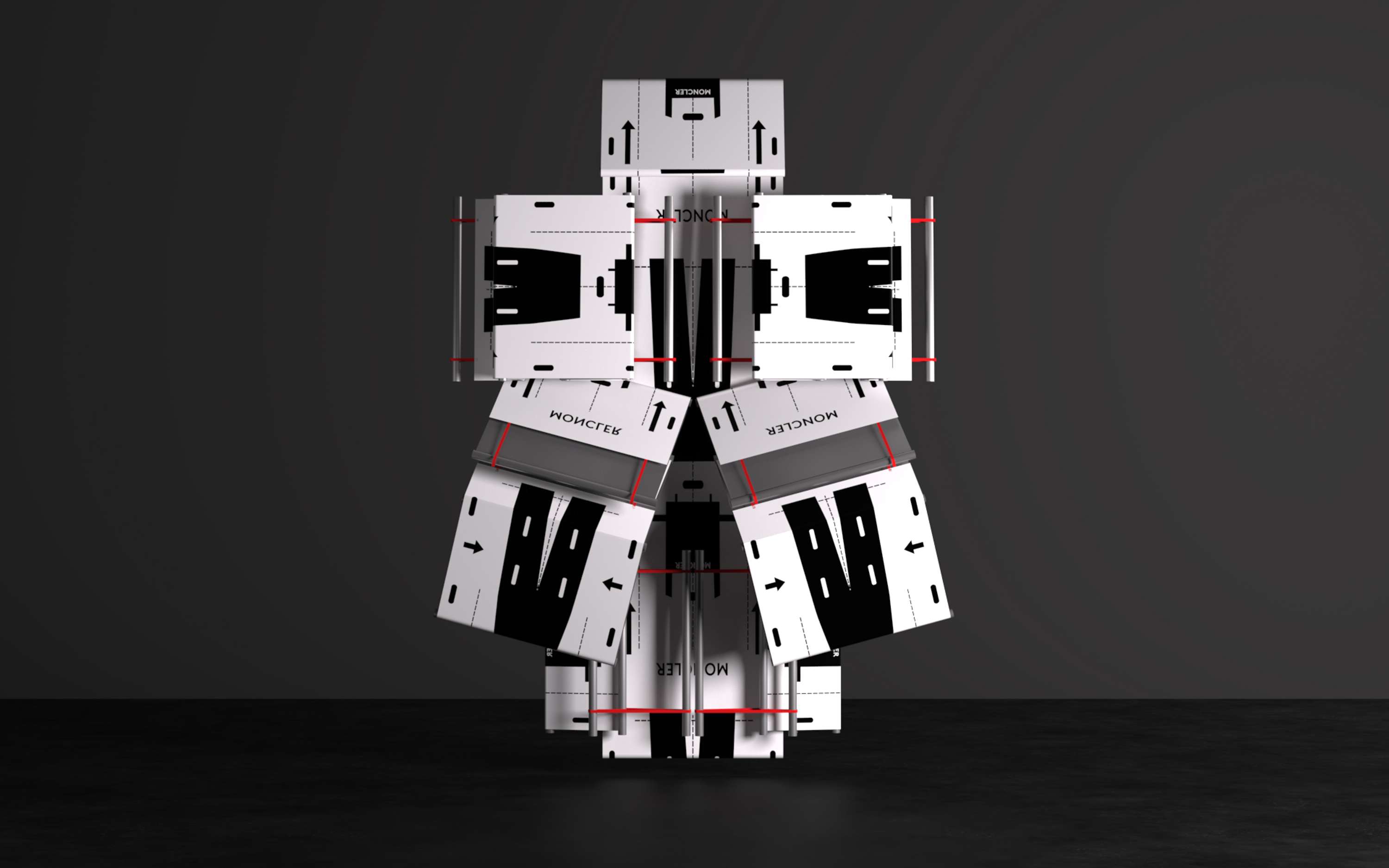 Visualisation/Animation Moncler FW20 by Akshay Depala