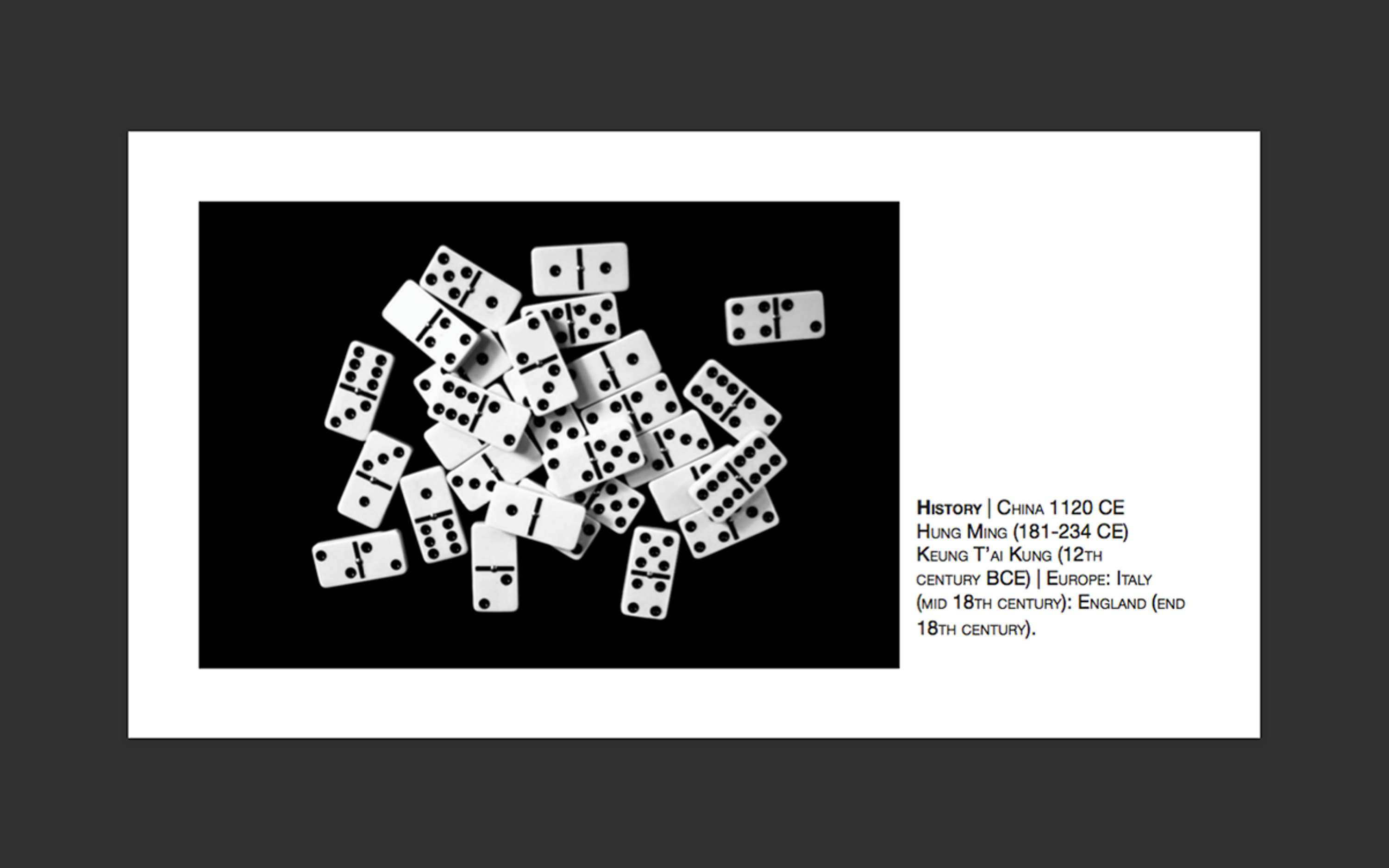 The Domino Project Book by Clelia Giannuoli