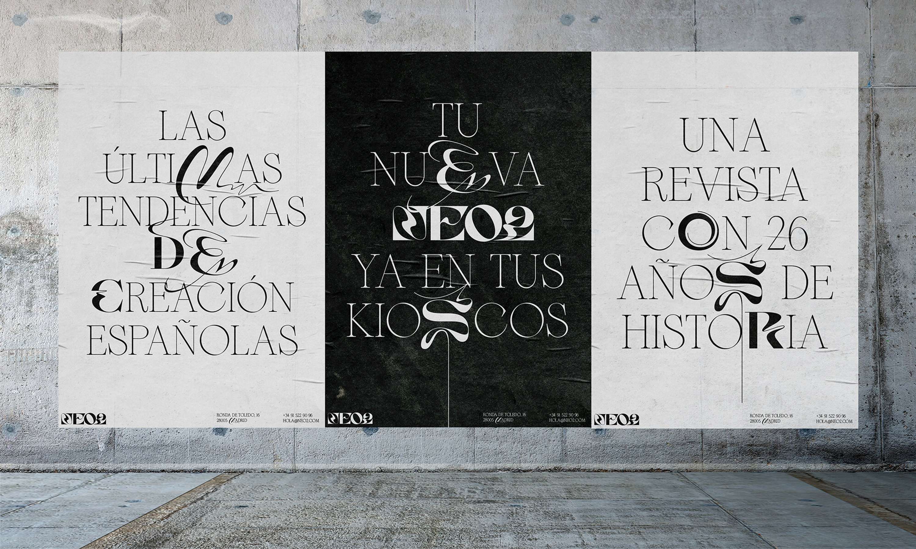 NEO2 brand  + printed magazine by Yarza Twins
