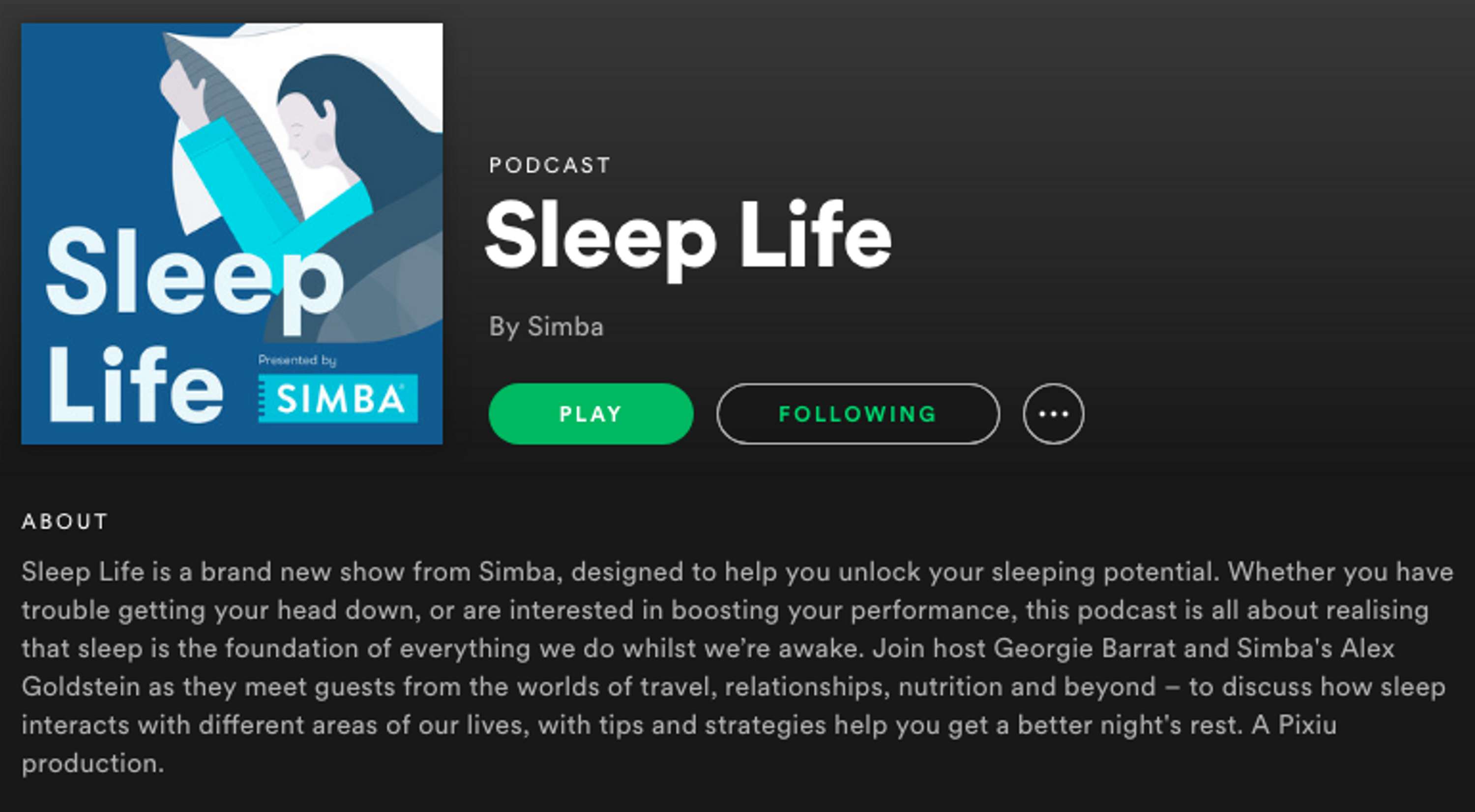 Simba Sleep by Claire Storrow