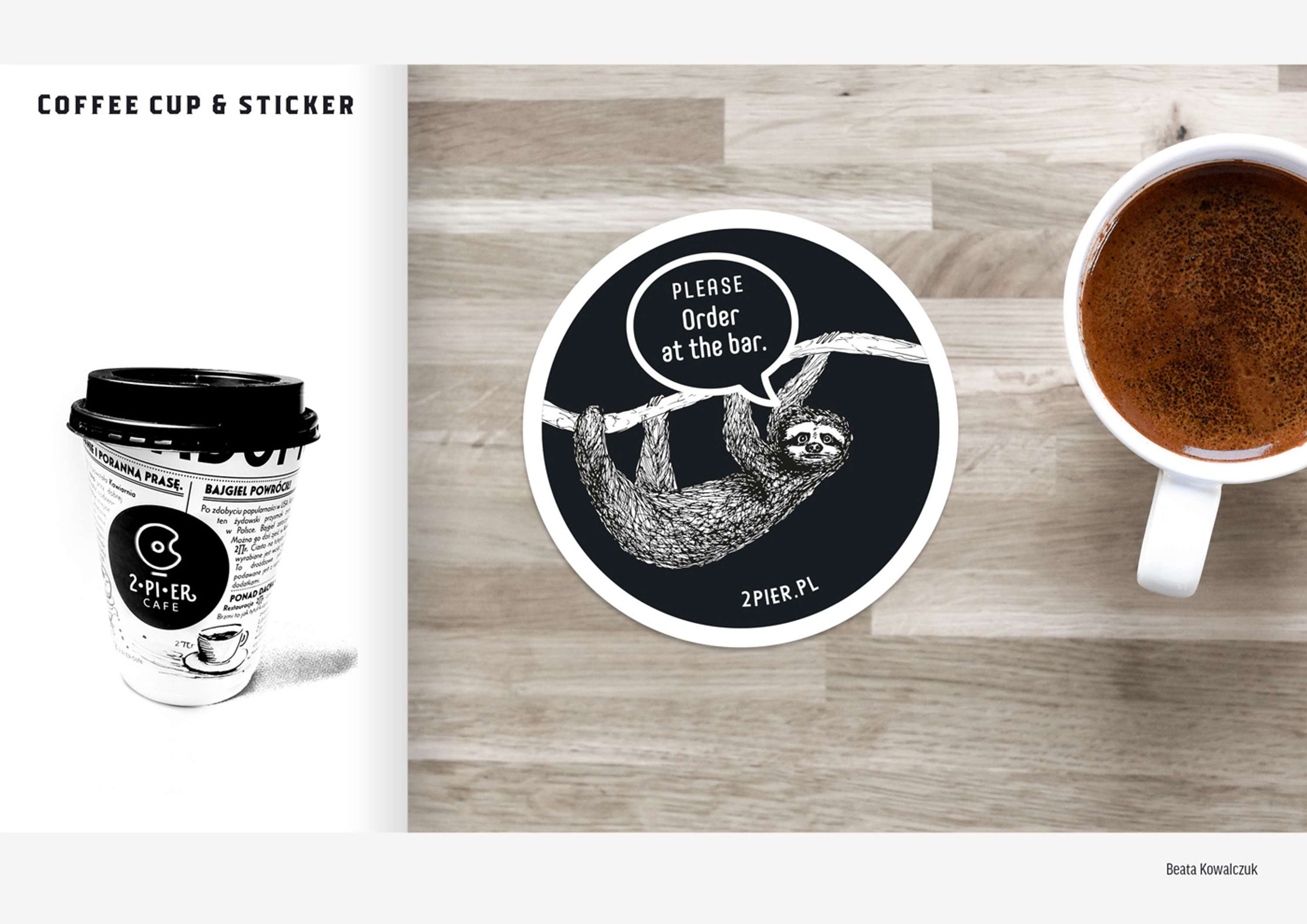 Cafe Branding by Beata Kowalczuk