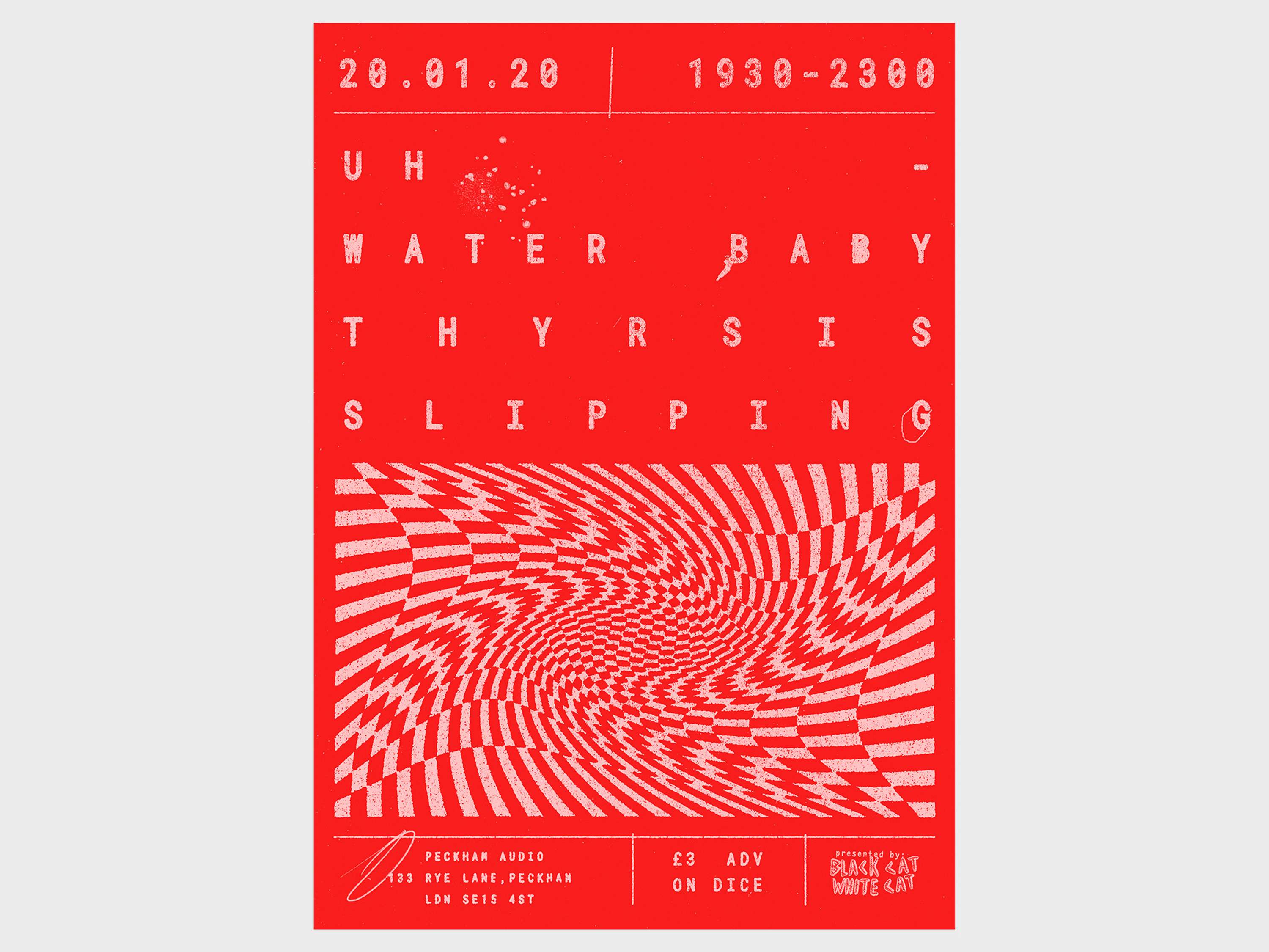 BCWC Weekly Gig Posters by Will Harvey