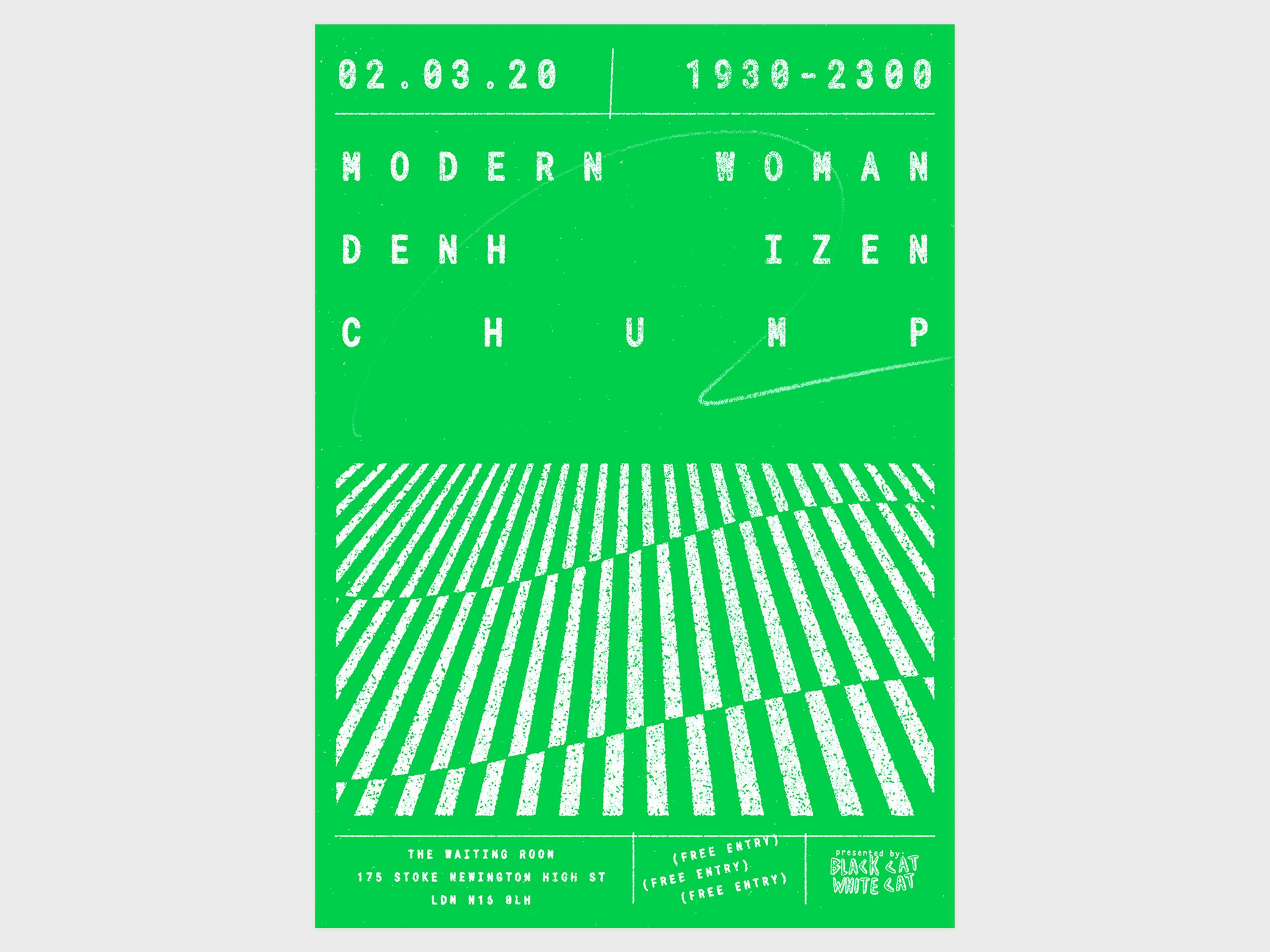 BCWC Weekly Gig Posters by Will Harvey
