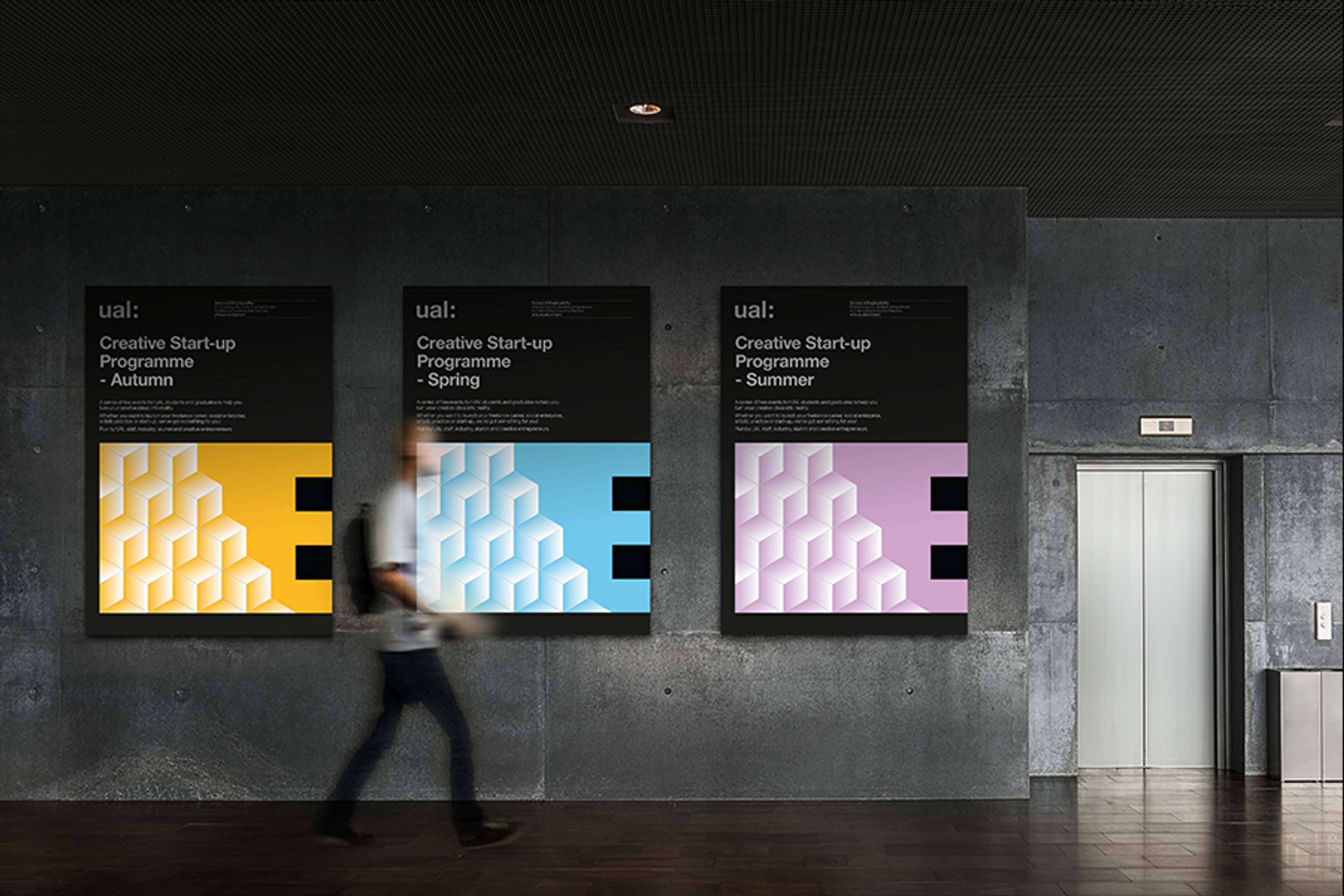 UAL Creative Start-Up Programme Branding by Dominika Chmara