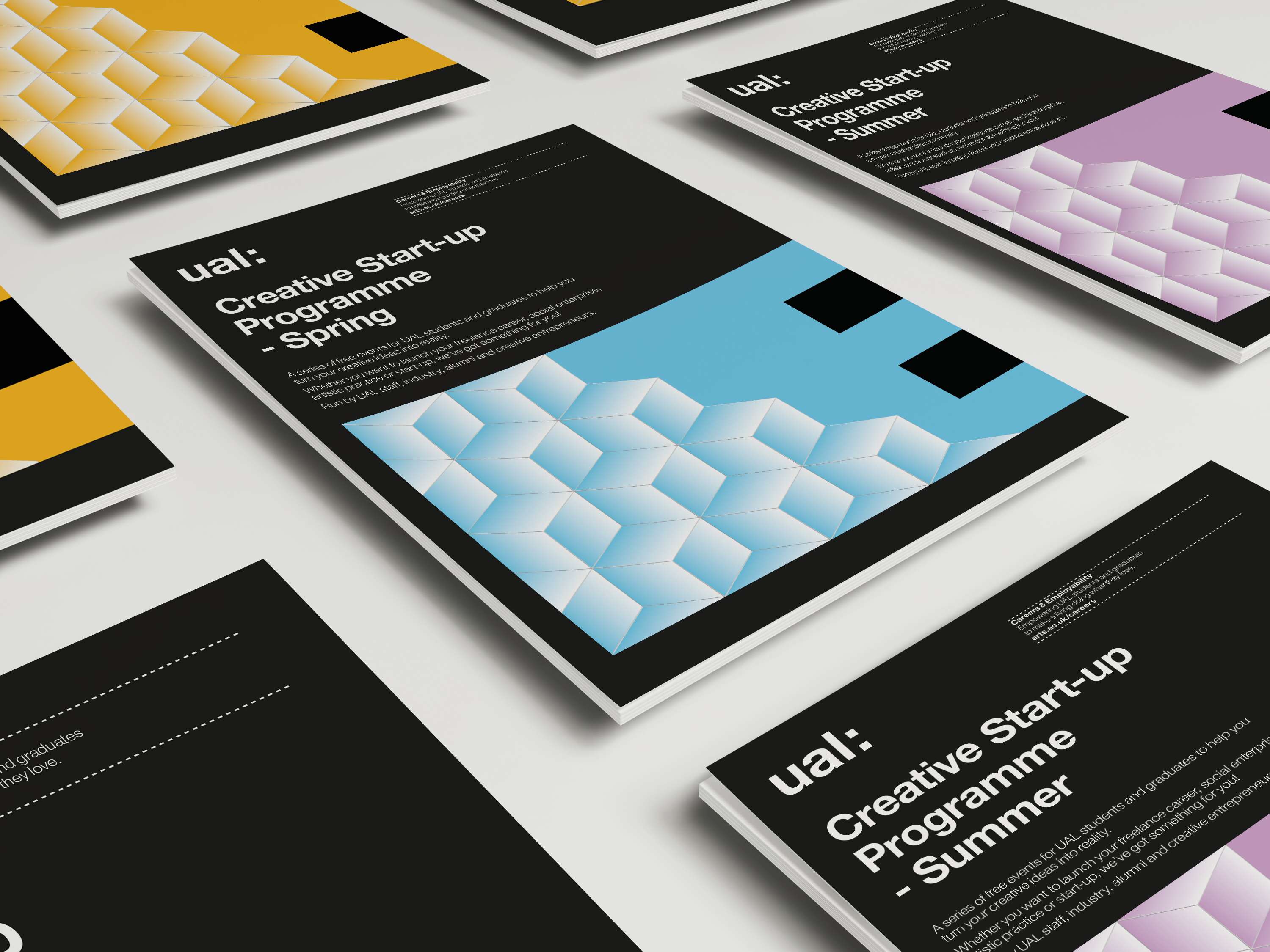 UAL Creative Start-Up Programme Branding by Dominika Chmara