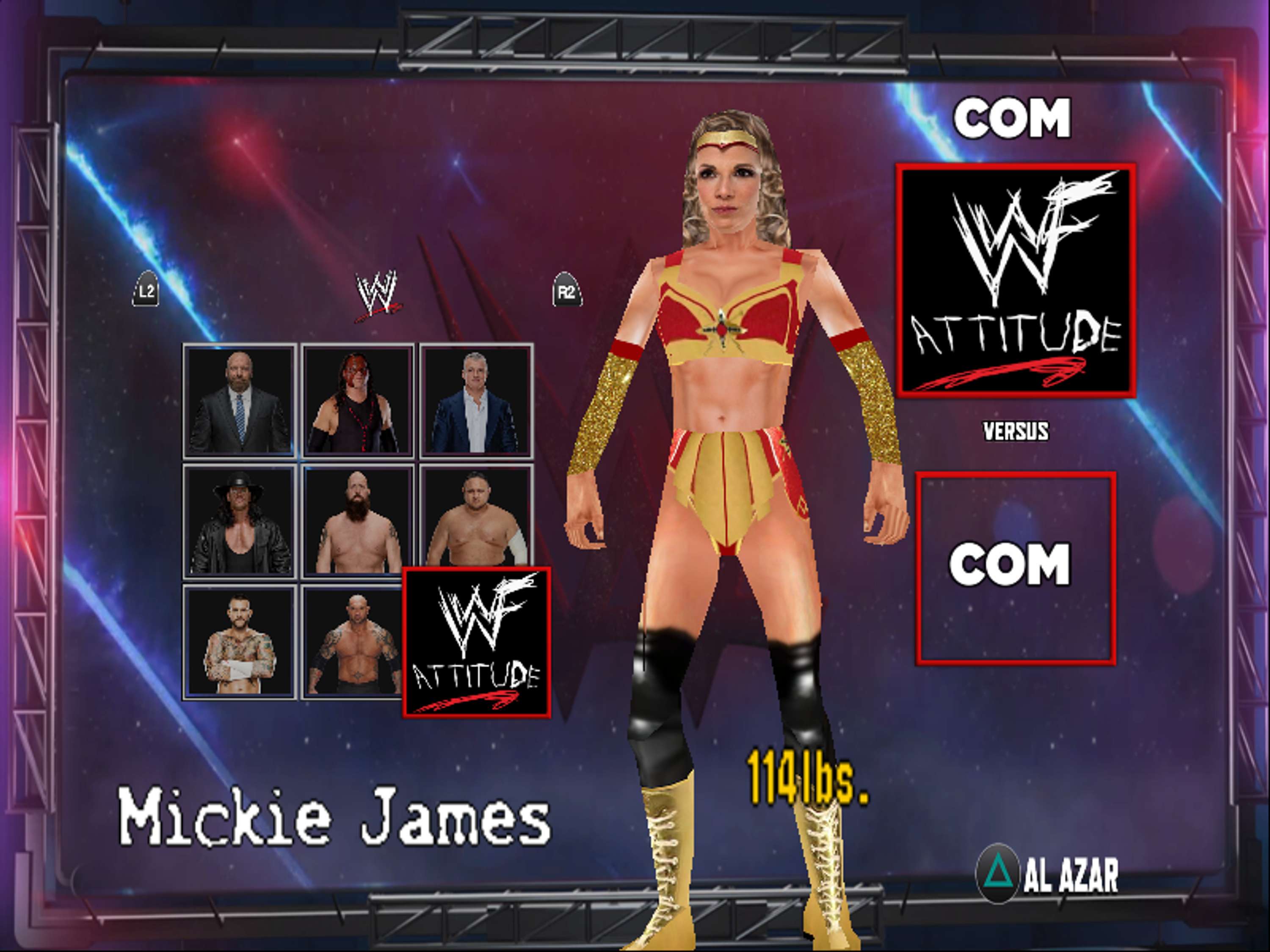 WWF No Mercy N64 Updated Roster by NightmareShango Shango