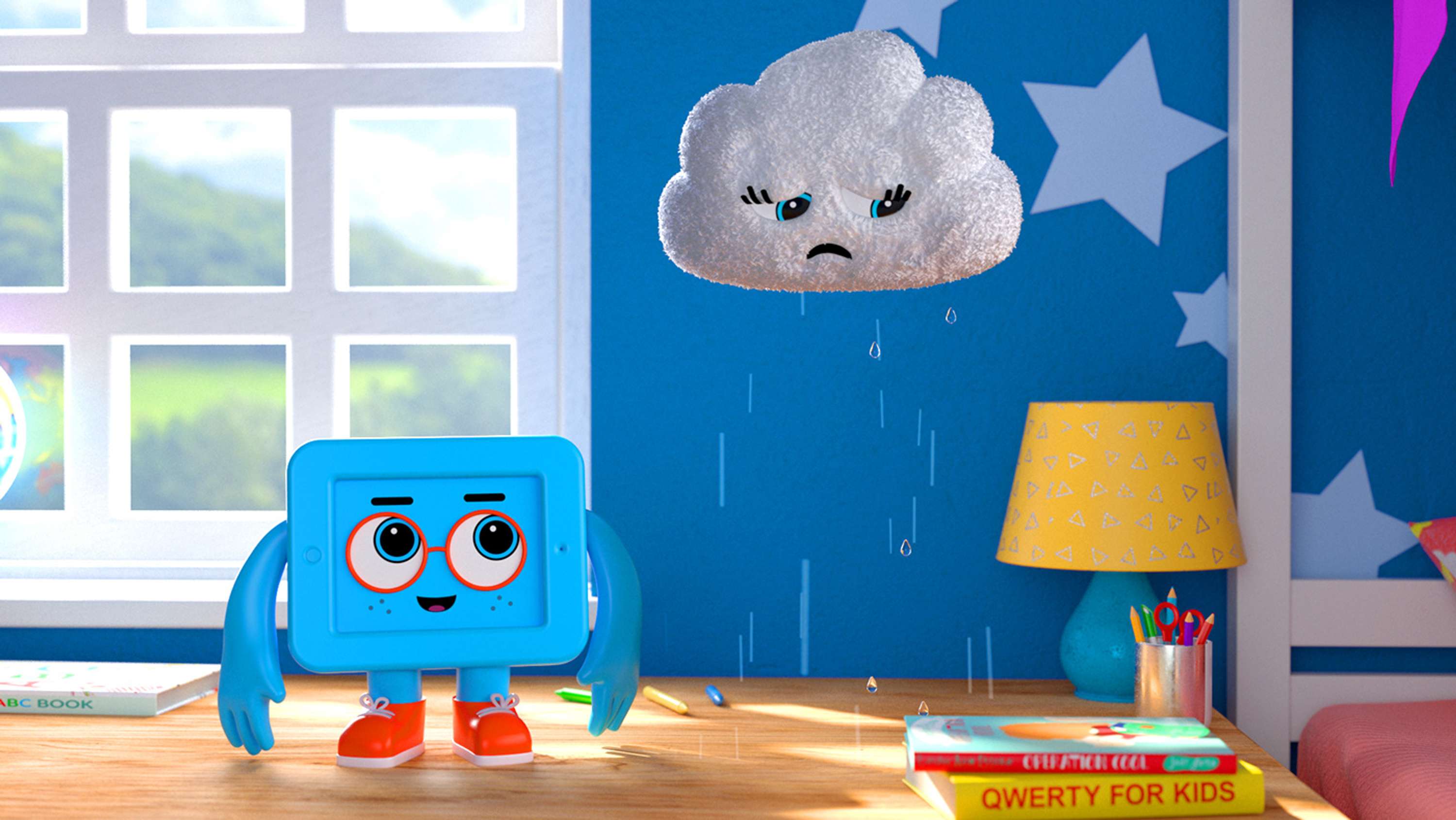 Codey And The Cloud - Hedgehog by Joseph Lattimer