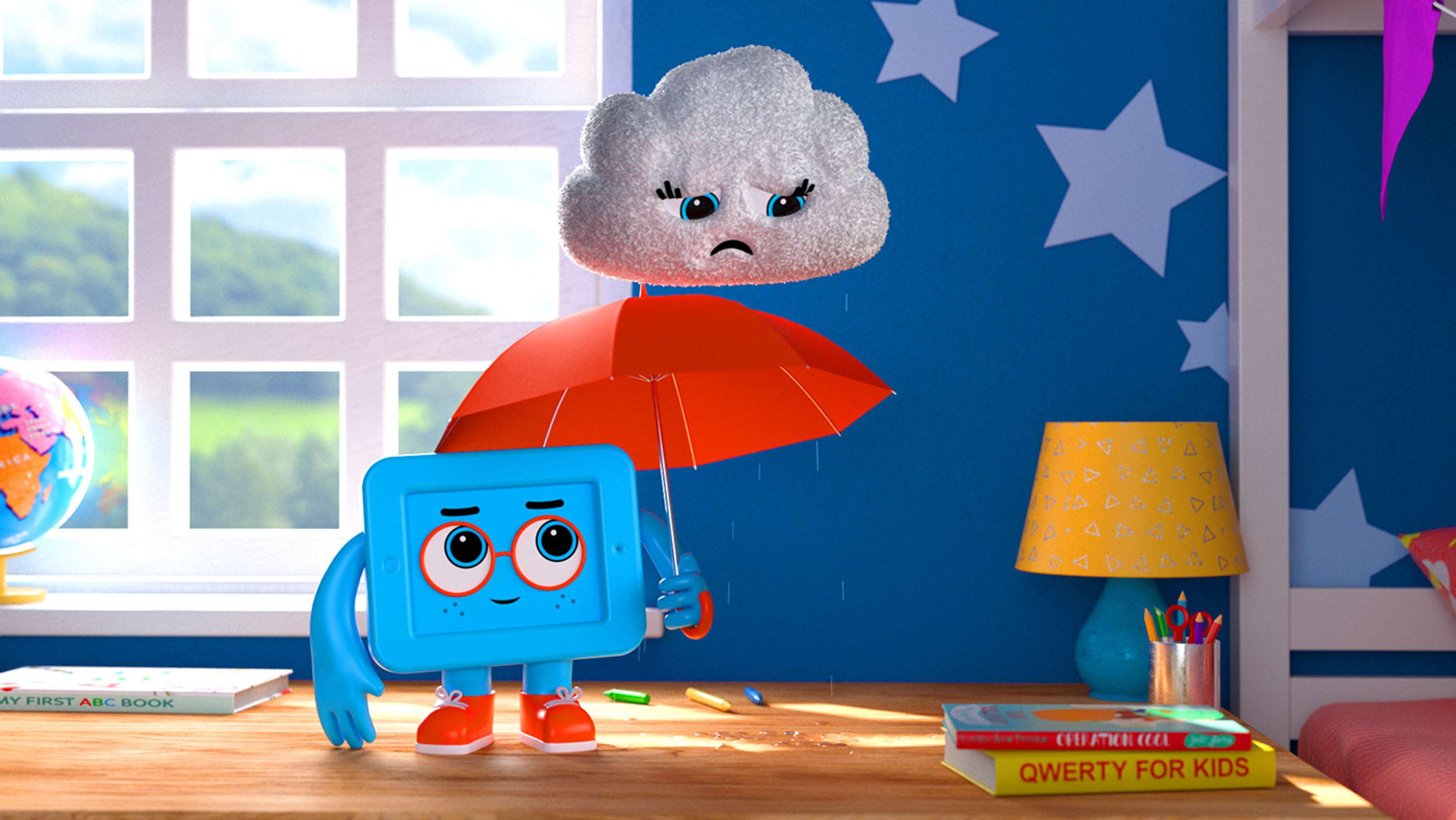 Codey And The Cloud - Hedgehog by Joseph Lattimer