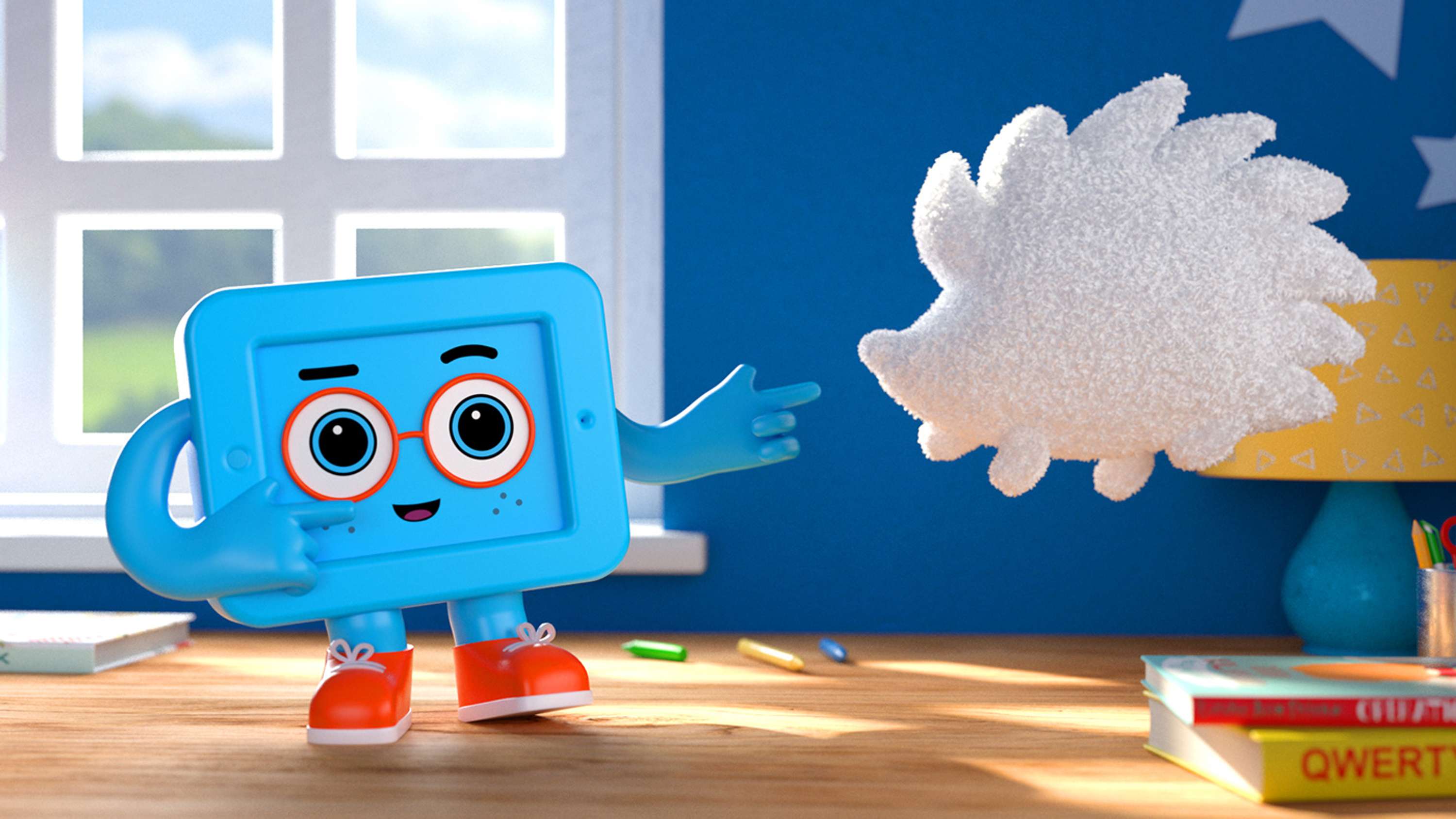 Codey And The Cloud - Hedgehog by Joseph Lattimer