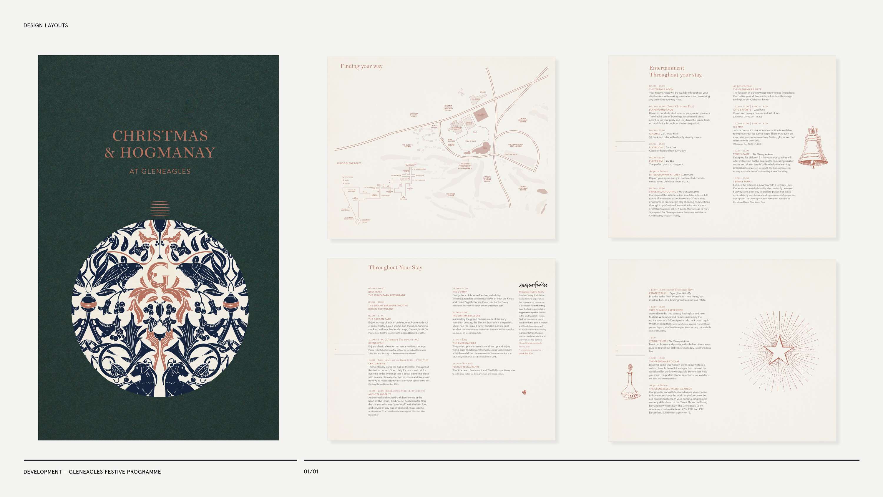 Glenealges Festive Identity by Olivia Elias