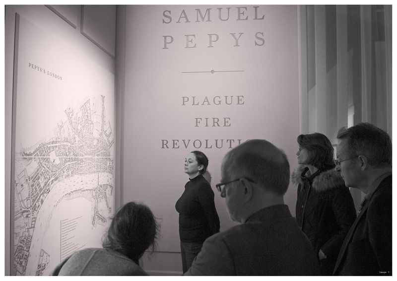 Samuel Pepys ~ Plague Fire Revolution    exhibition by Cathy Carr