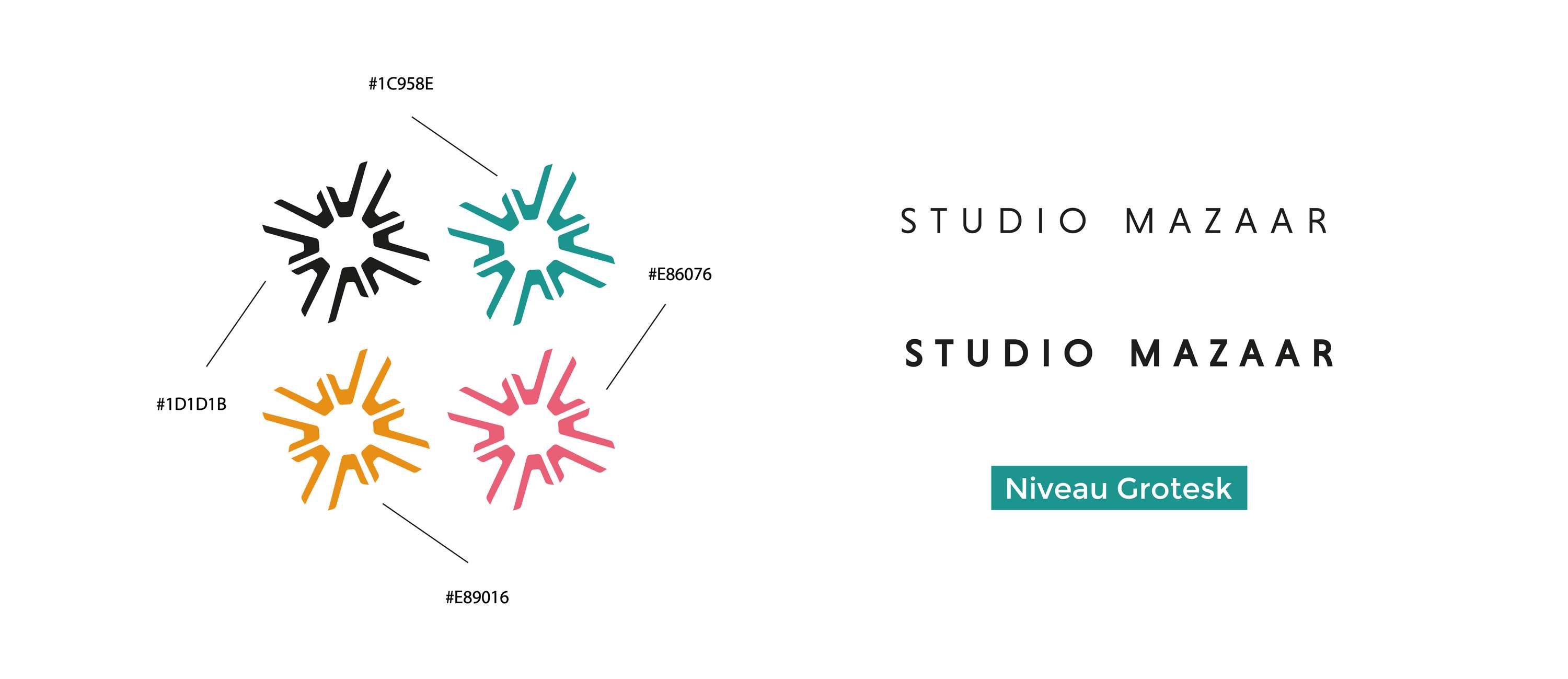 Studio Mazaar Branding by Leila George
