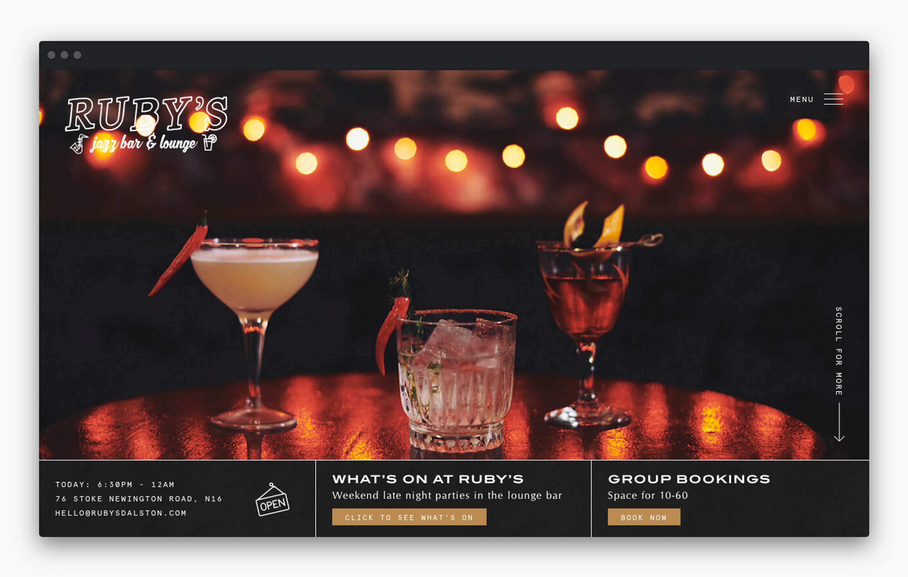 Ruby's Bar & Lounge London by WELLMADE