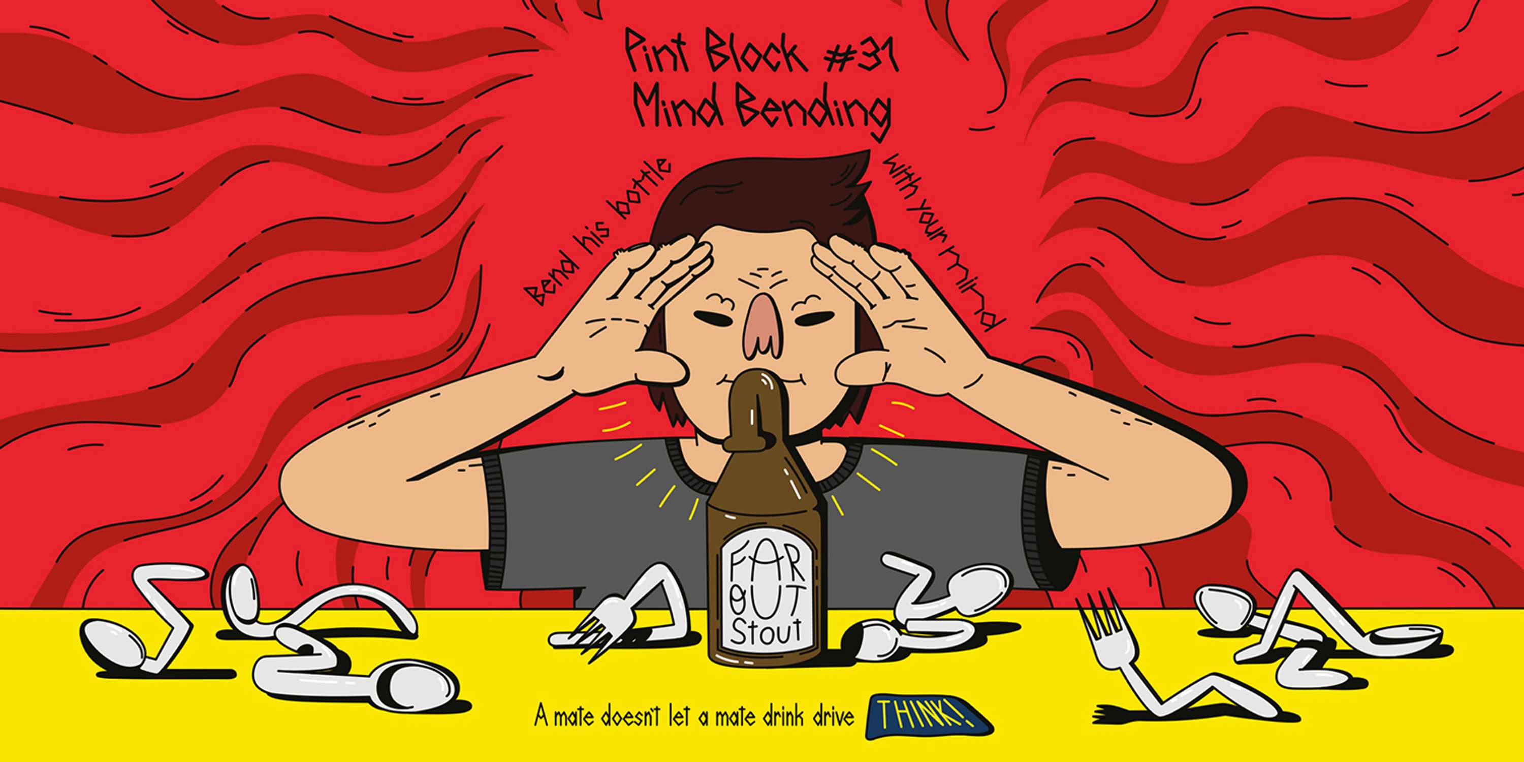 Pint Block THINK! by Inga Ziemele