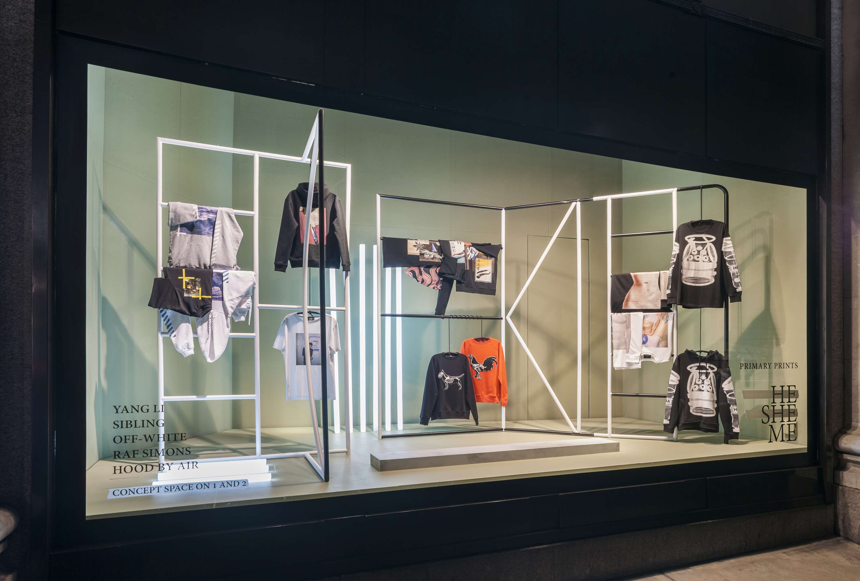 AGENDER - SELFRIDGES - WINDOW SETS by Emily Outhwaite