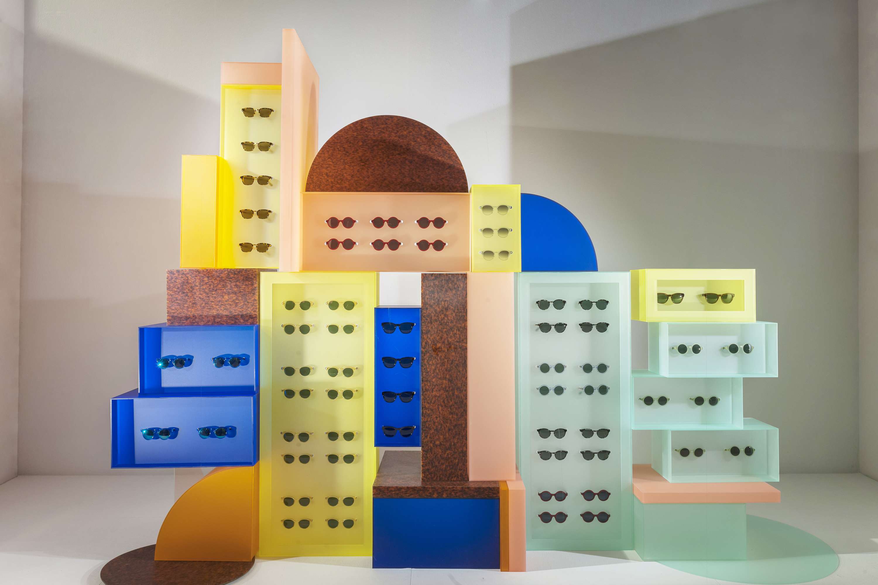 MATERIAL WORLD - SELFRIDGES - WINDOW SETS by Emily Outhwaite
