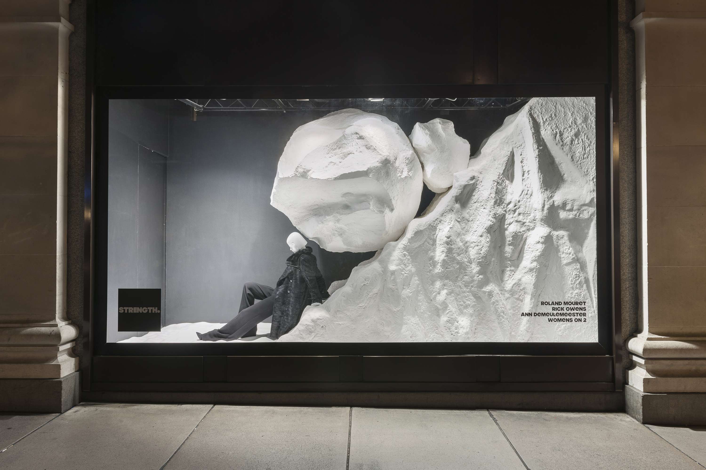 STRENGTH - SELFRIDGES - WINDOW SETS by Emily Outhwaite