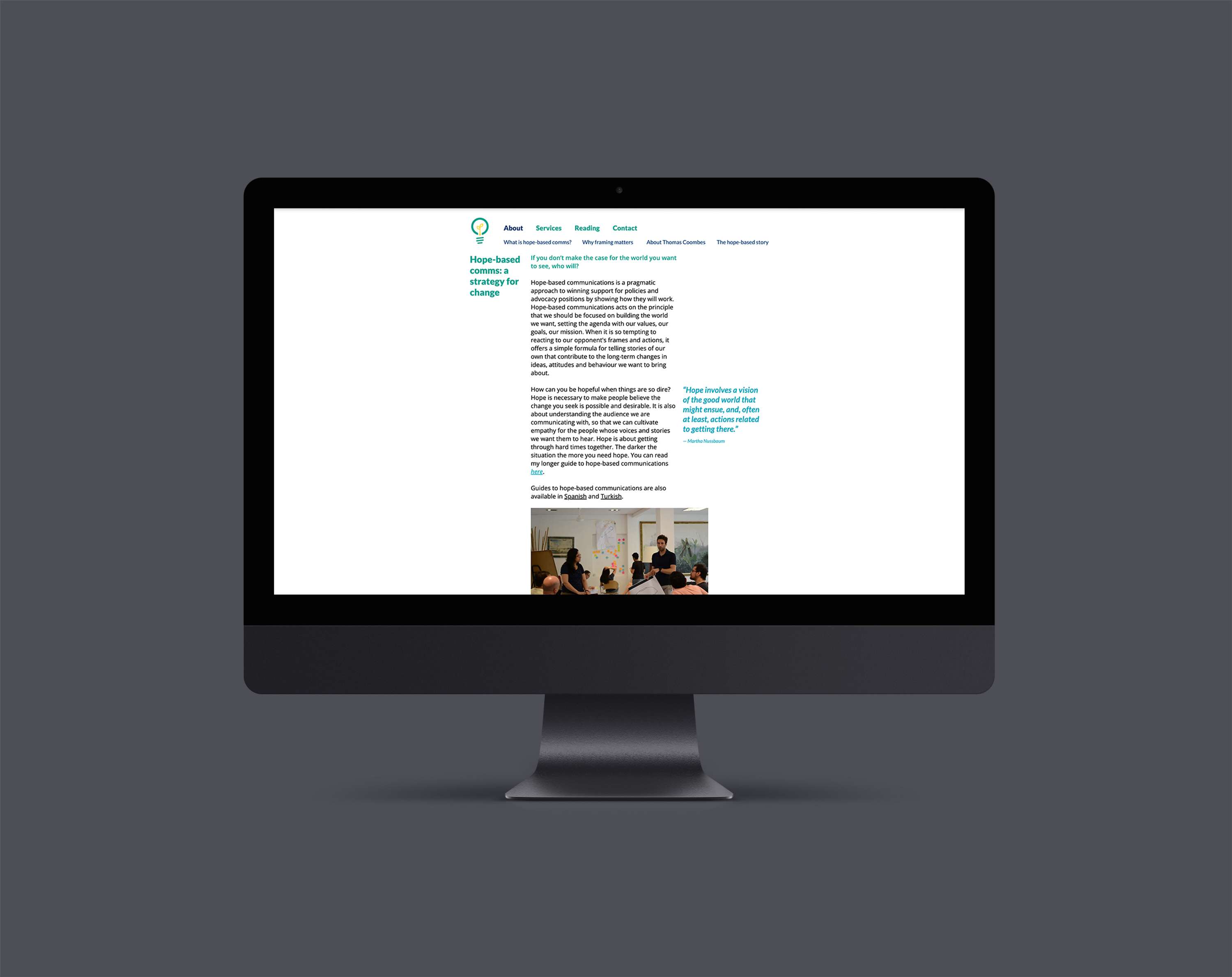 hope-based comms by asdesign