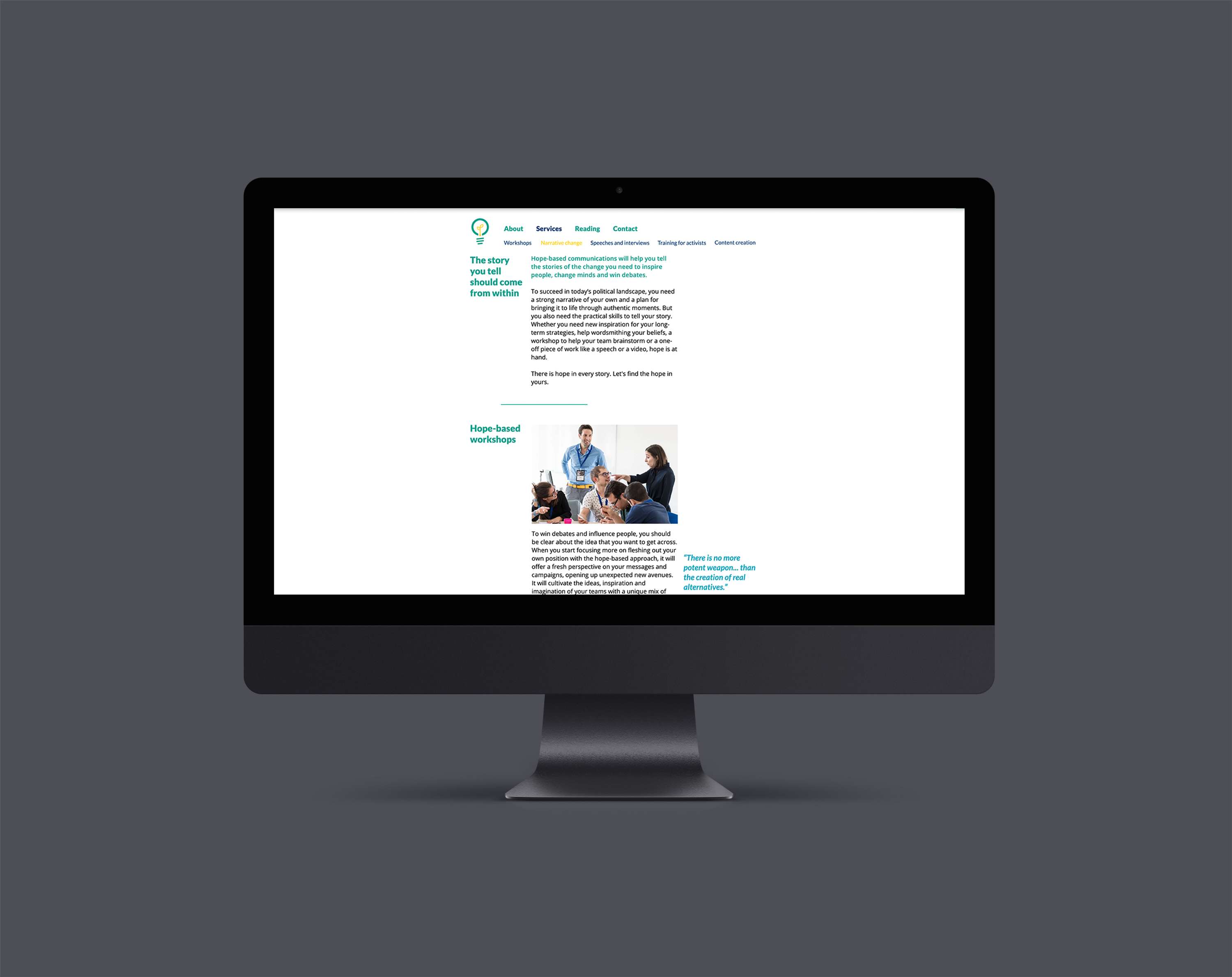 hope-based comms by asdesign