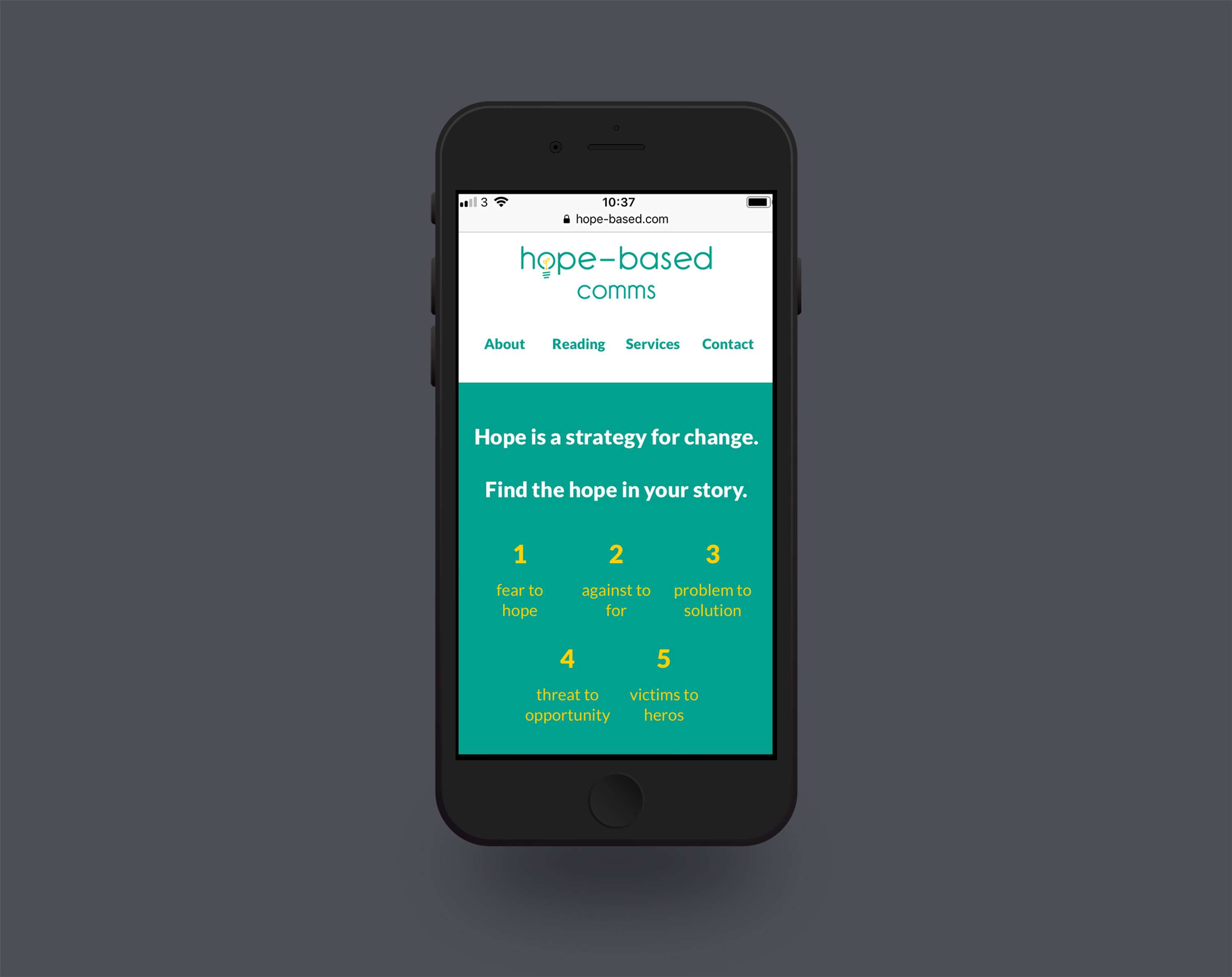 hope-based comms by asdesign