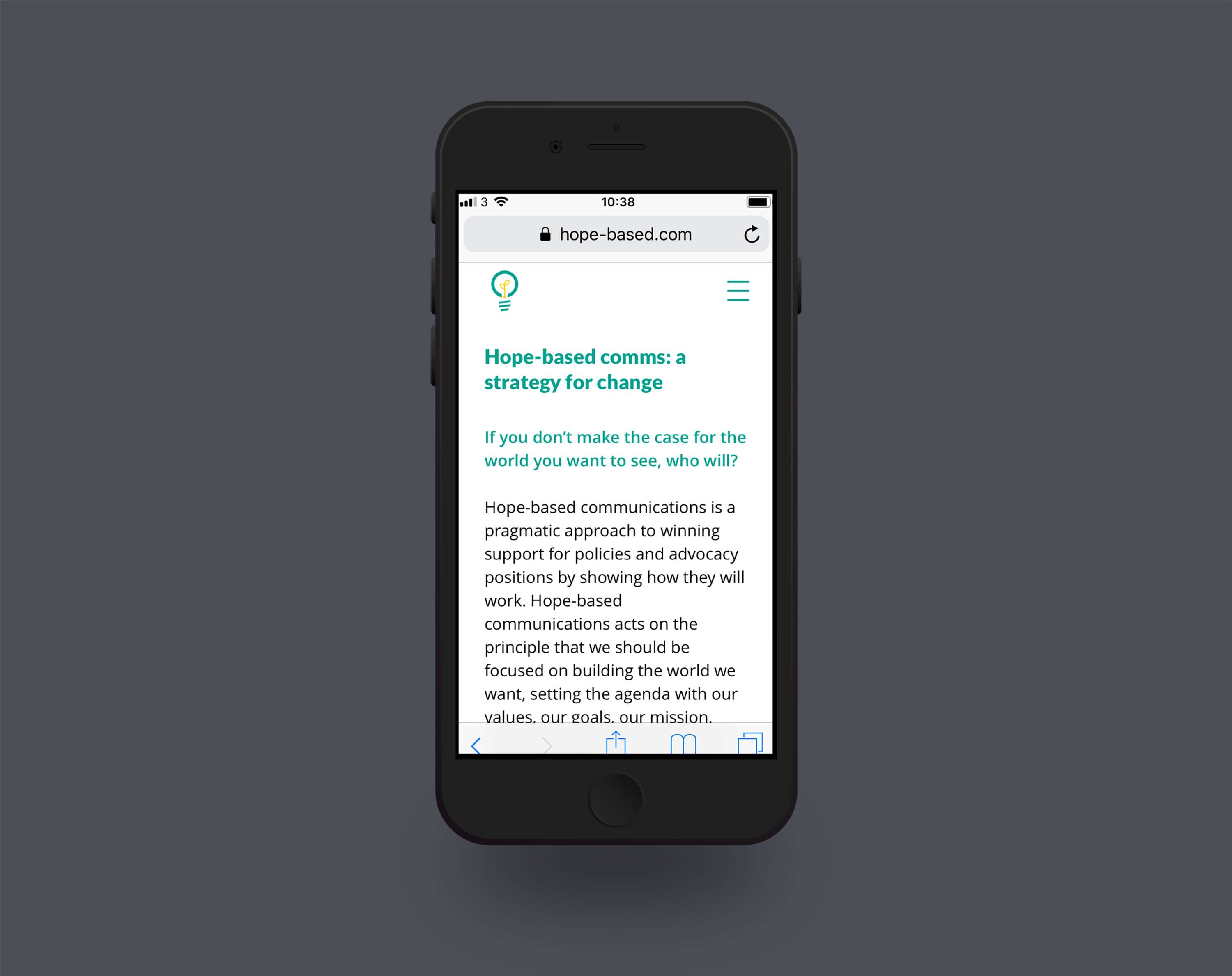 hope-based comms by asdesign