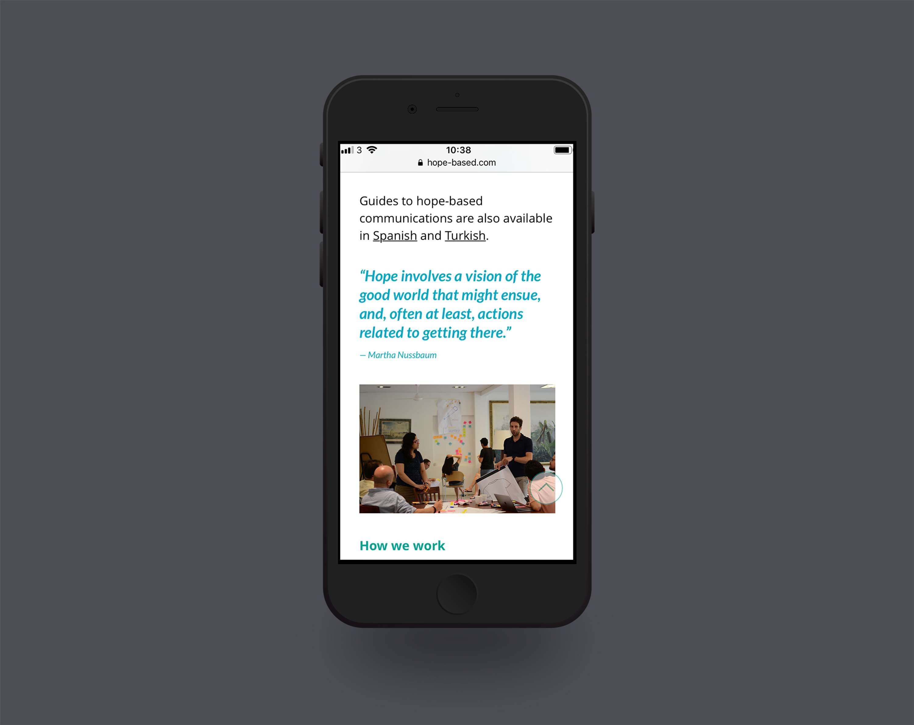 hope-based comms by asdesign