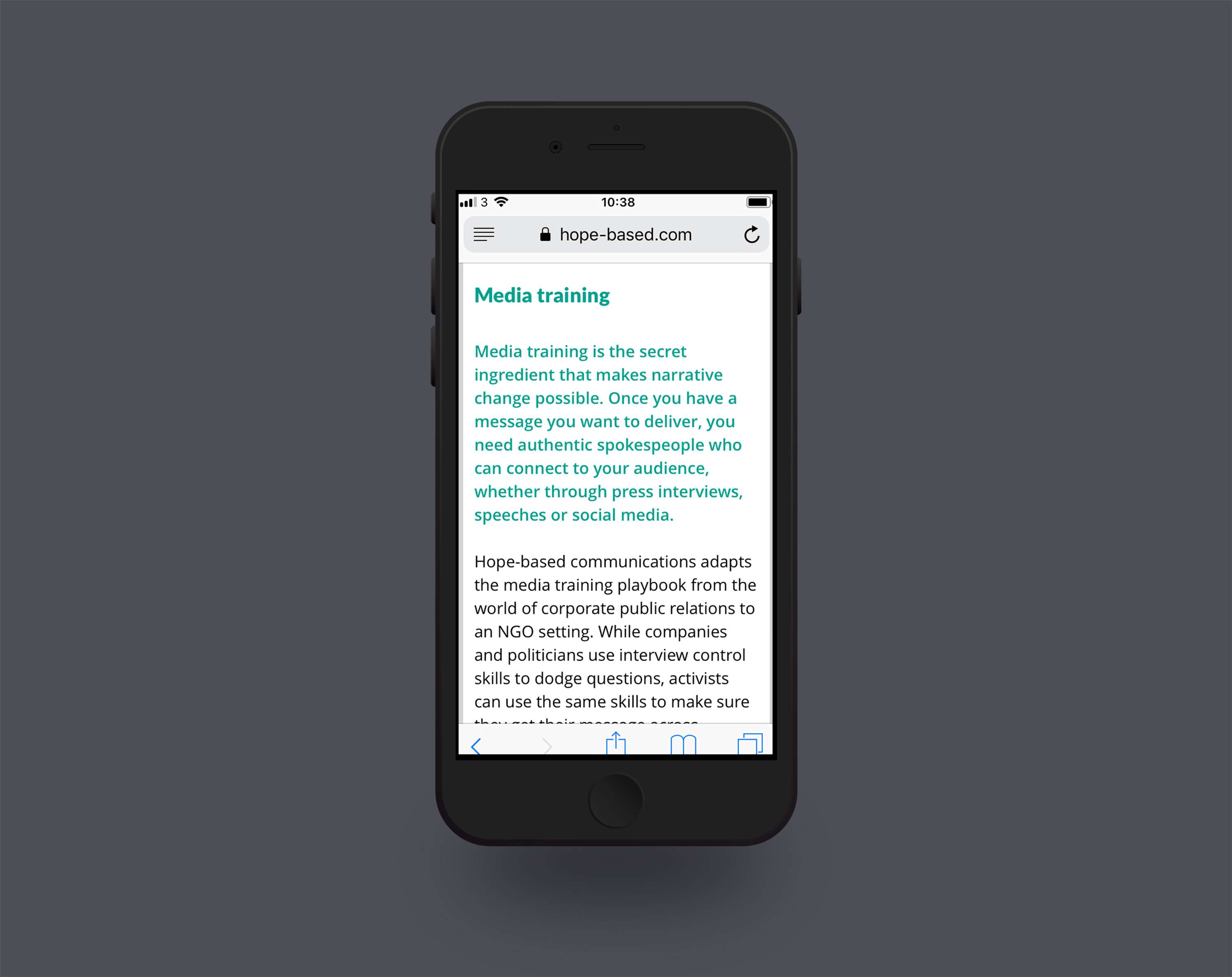 hope-based comms by asdesign