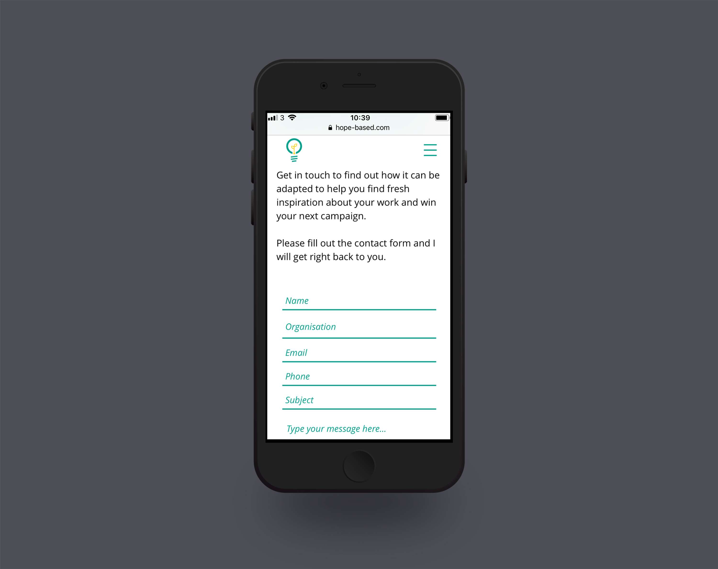 hope-based comms by asdesign