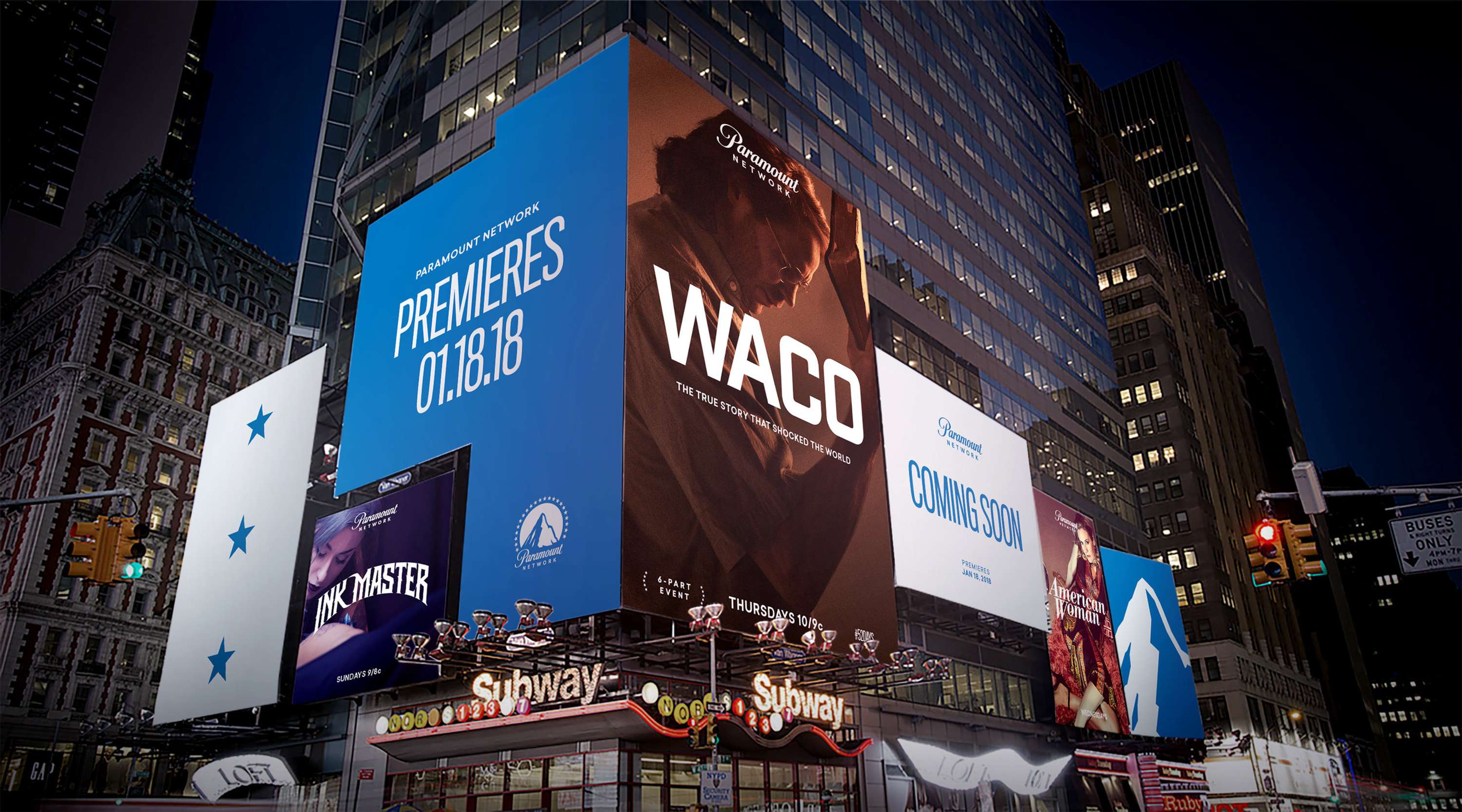 Paramount Network Brand Identity by Chris Maclean