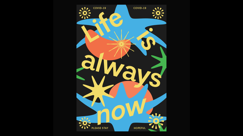 Stay Sane Stay Safe | Poster by Aaron Nelson
