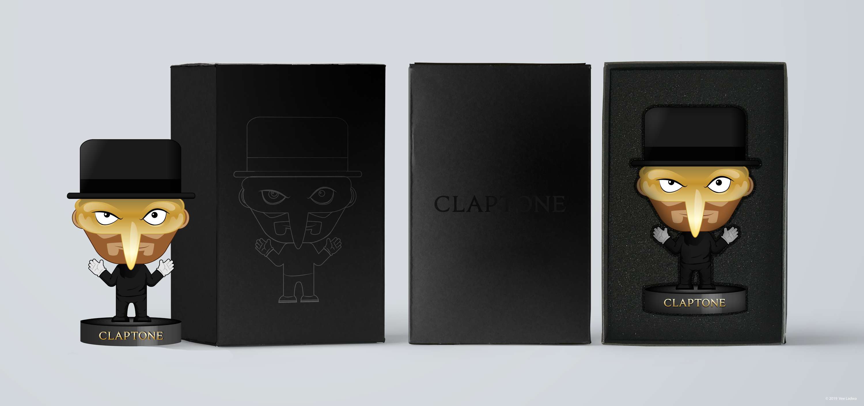 CLAPTONE - BOBBLEHEADS by Vee Ladwa
