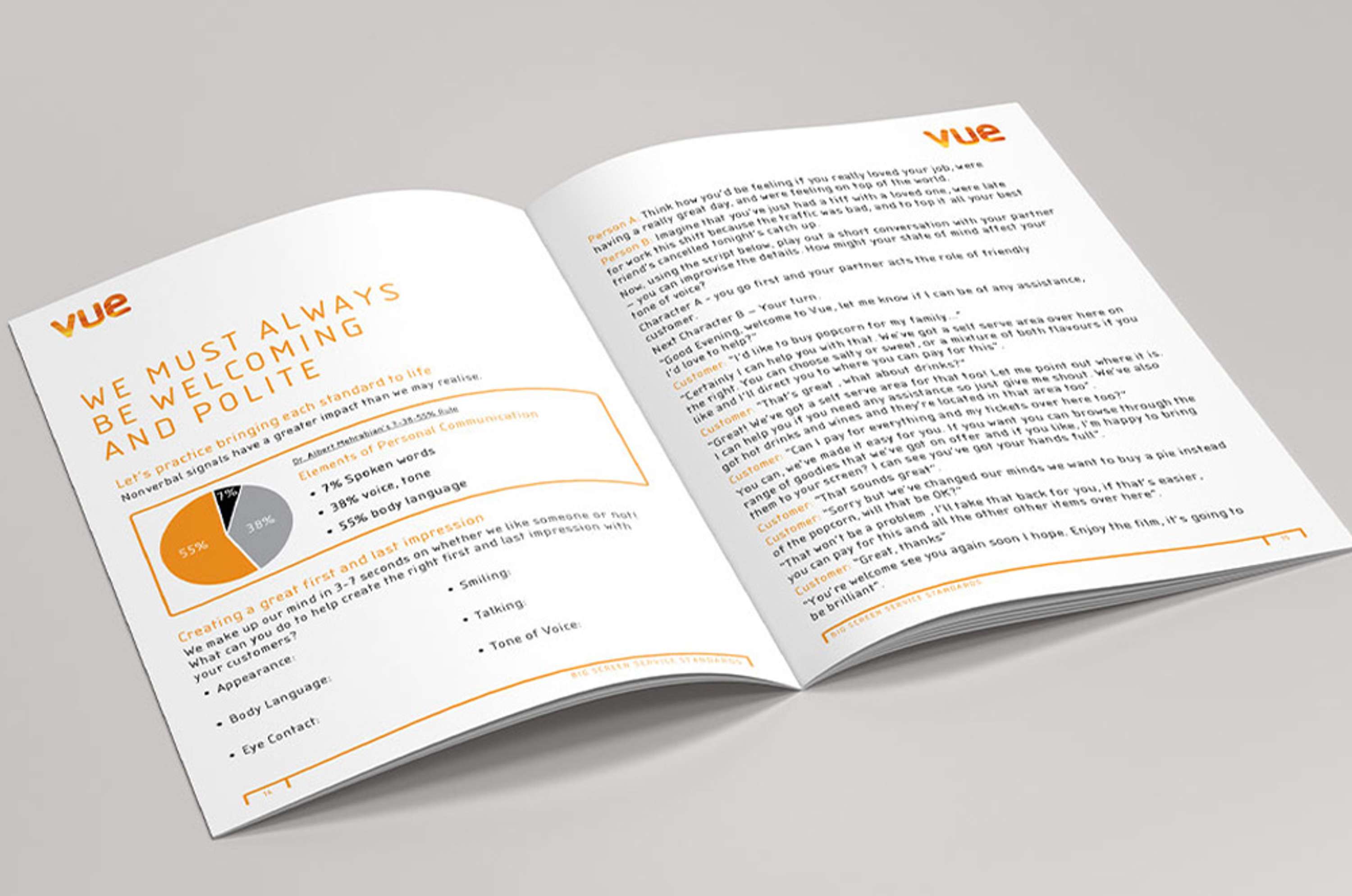 Vue Cinemas – Induction Booklet by Nick Cade