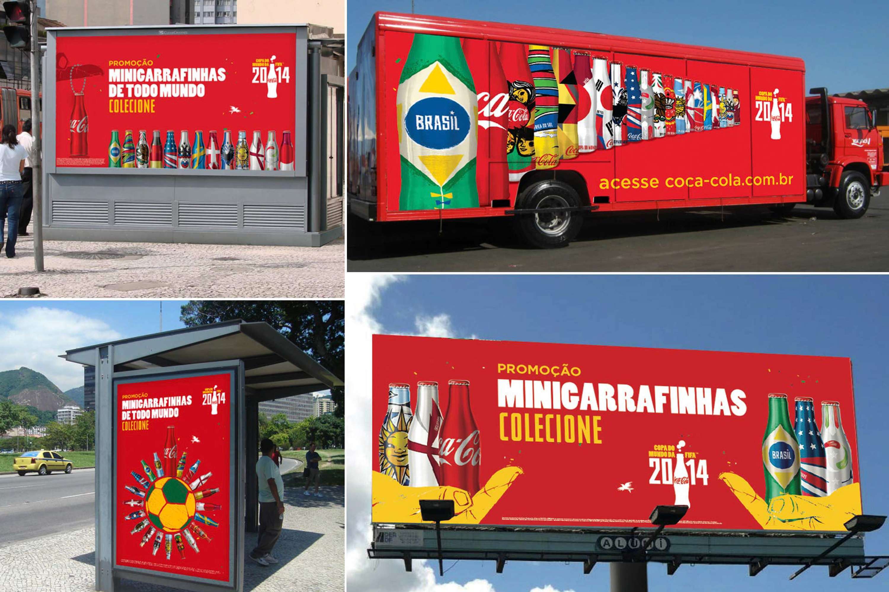 Coca-Cola FWC 2014 Minibottles by Marcos Behrens