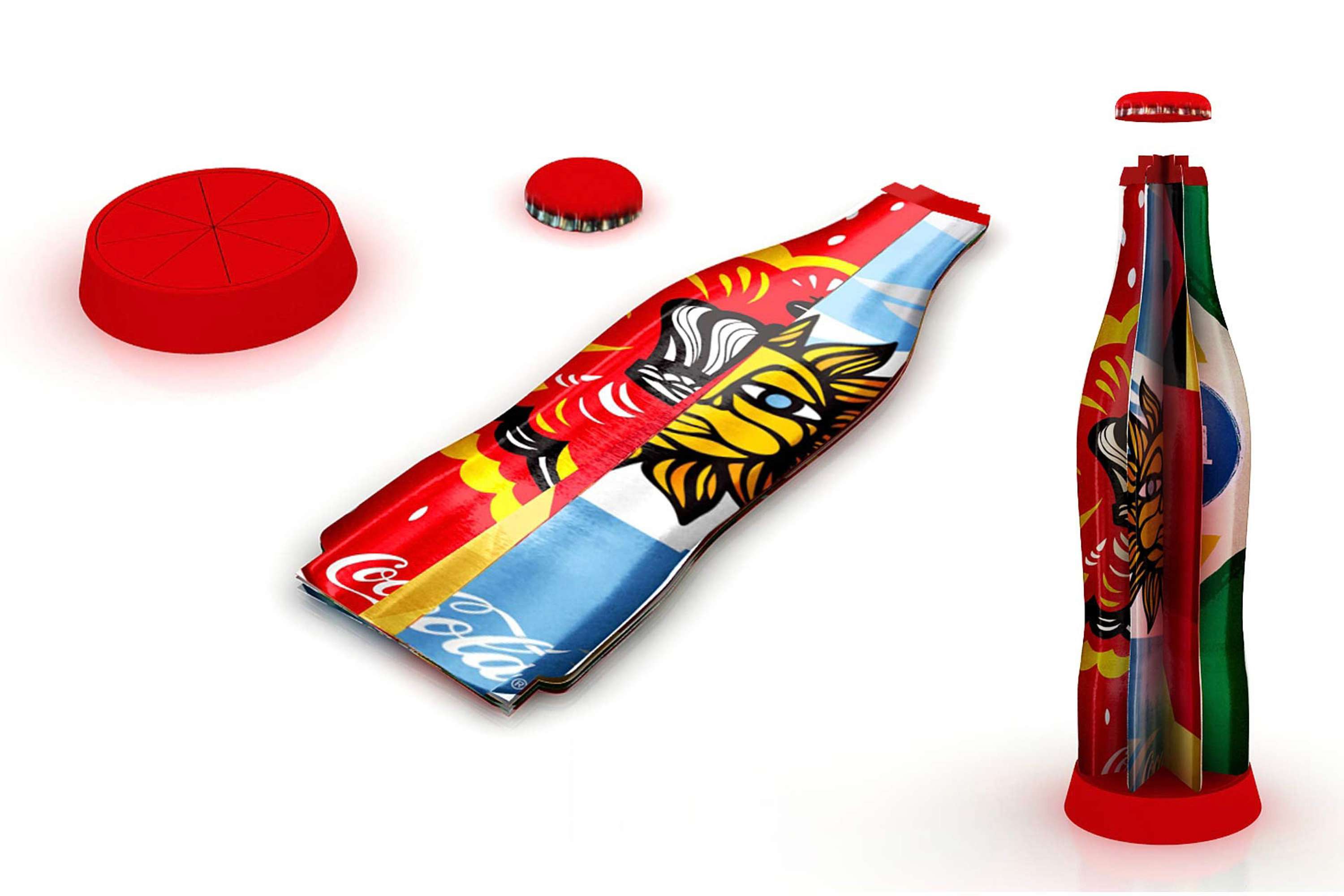 Coca-Cola FWC 2014 Minibottles by Marcos Behrens