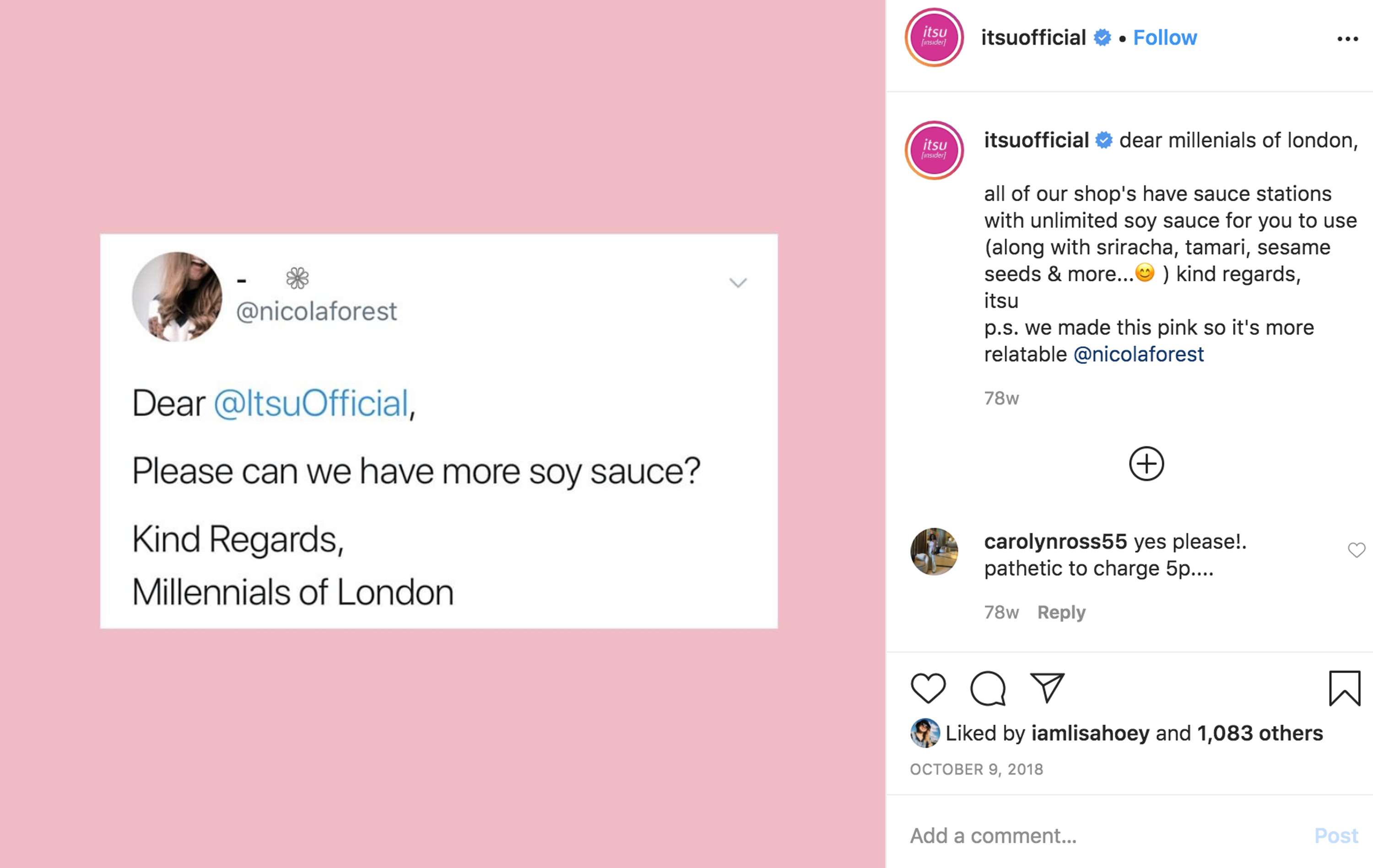 itsu copywriting by Lisa Hoey