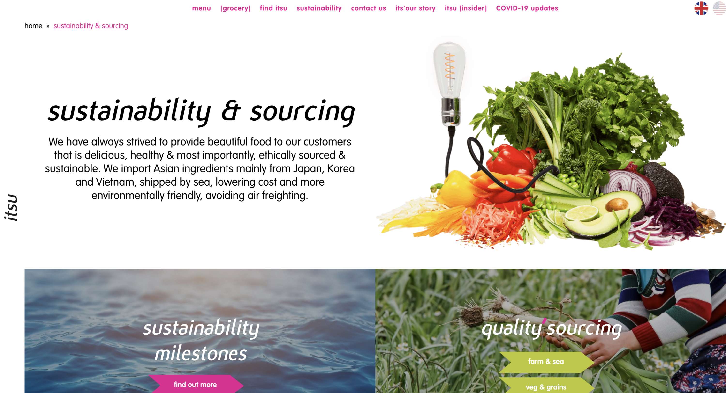 itsu copywriting by Lisa Hoey