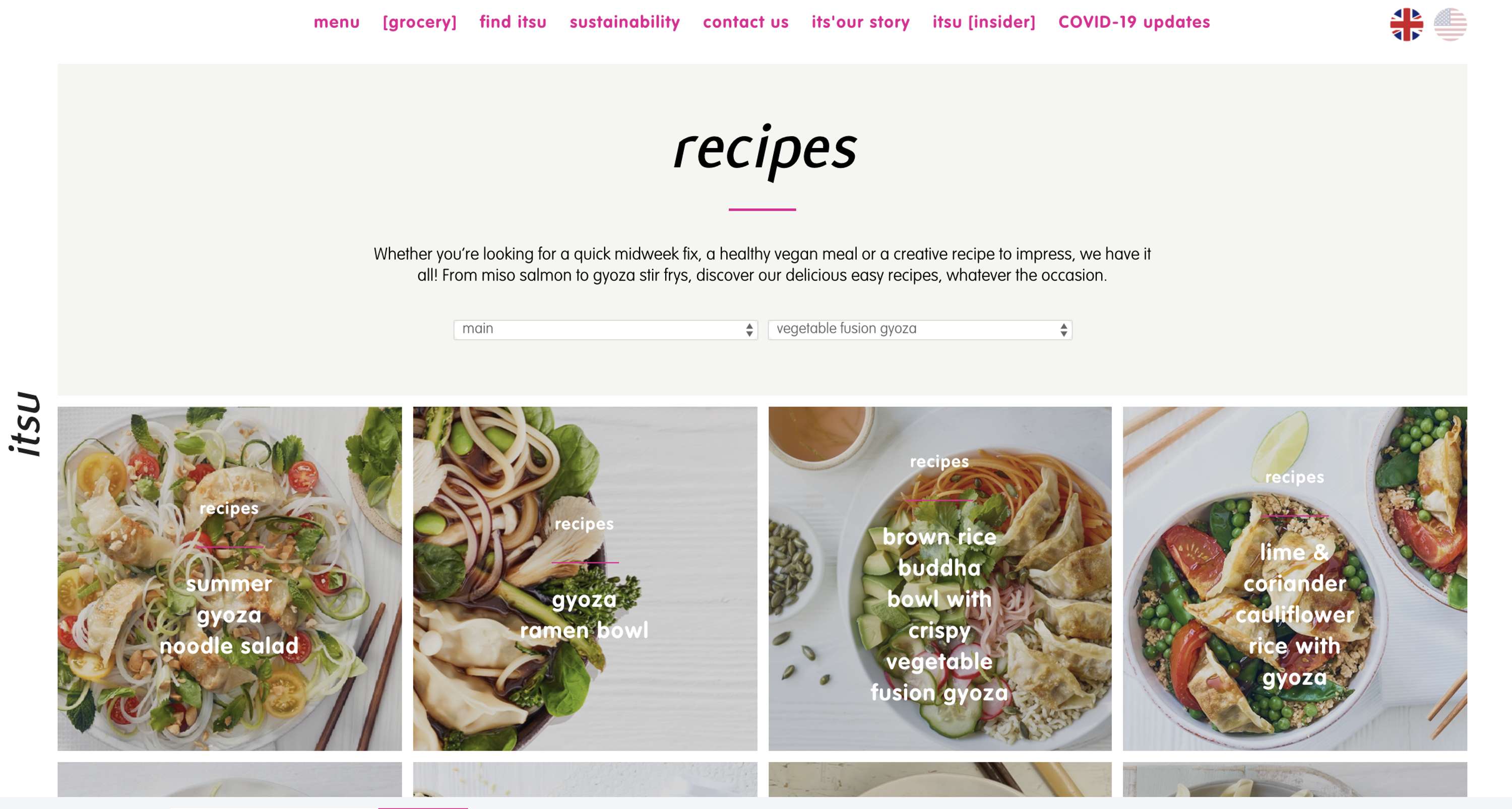 itsu copywriting by Lisa Hoey