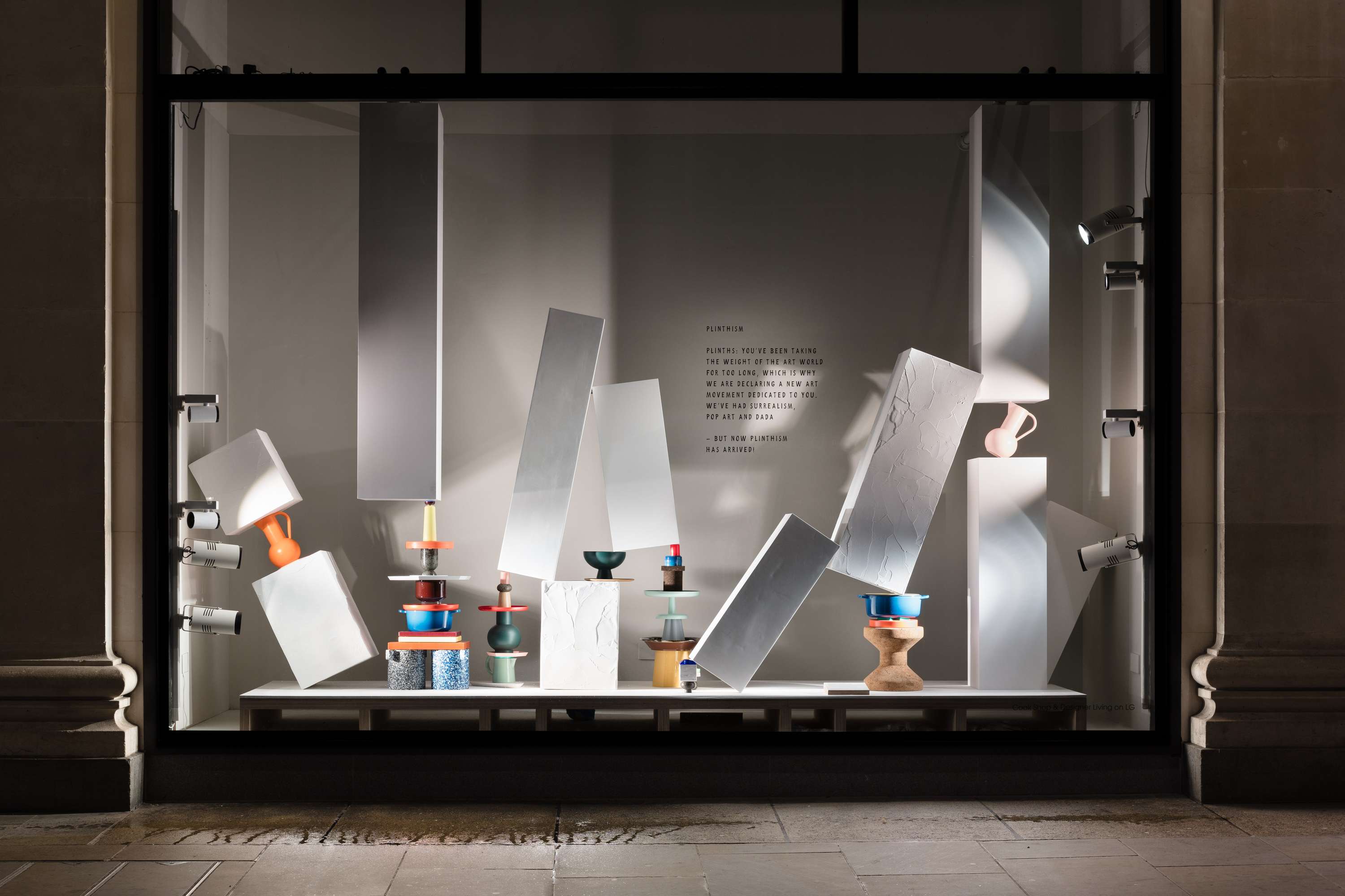 STATE OF THE ARTS - SELFRIDGES - WINDOW SETS by Emily Outhwaite
