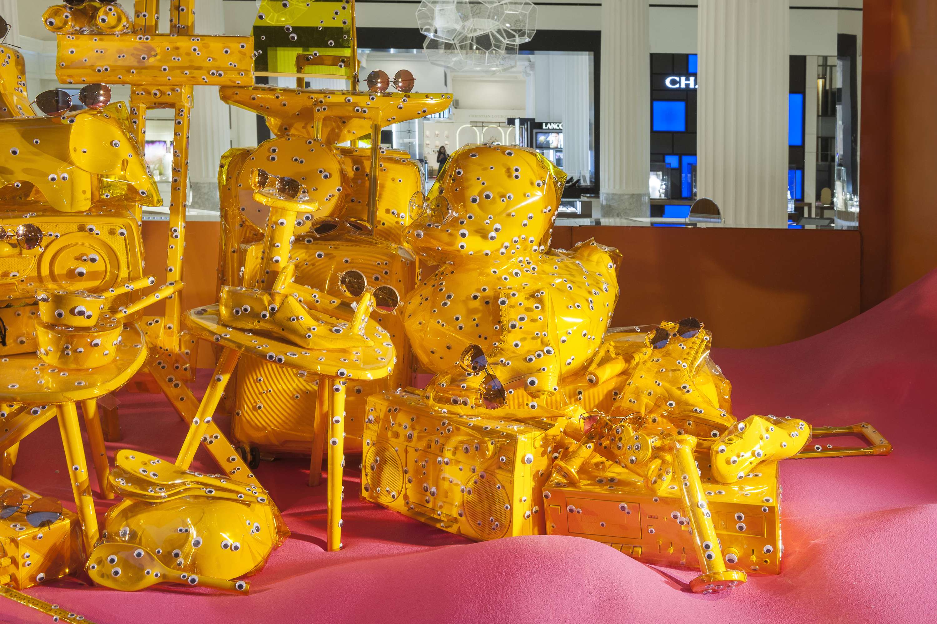 EYE SEE - SELFRIDGES - WINDOW SETS by Emily Outhwaite