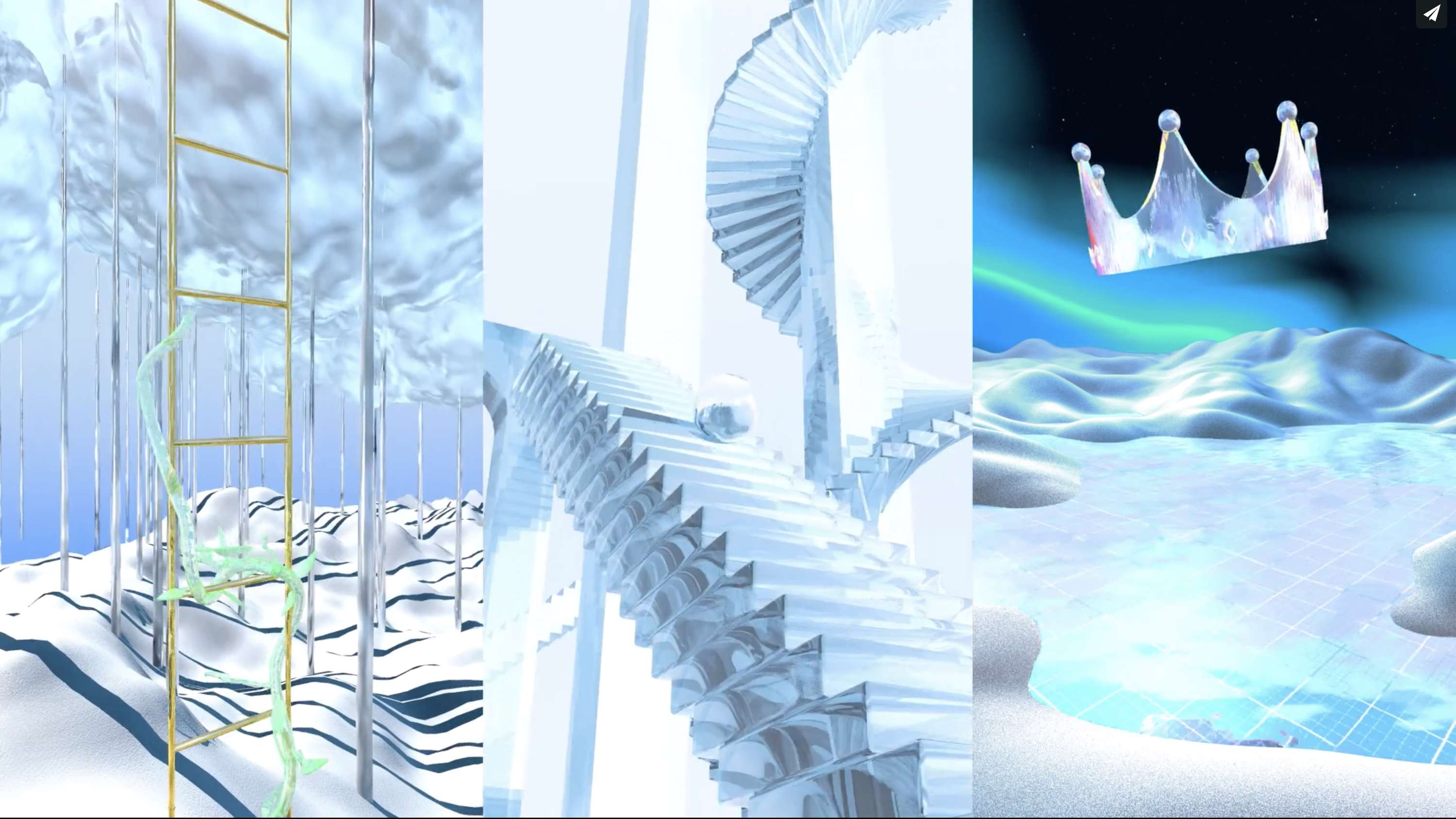 Future Fantasy at Selfridges, Christmas 2019 by Hanna Schrage