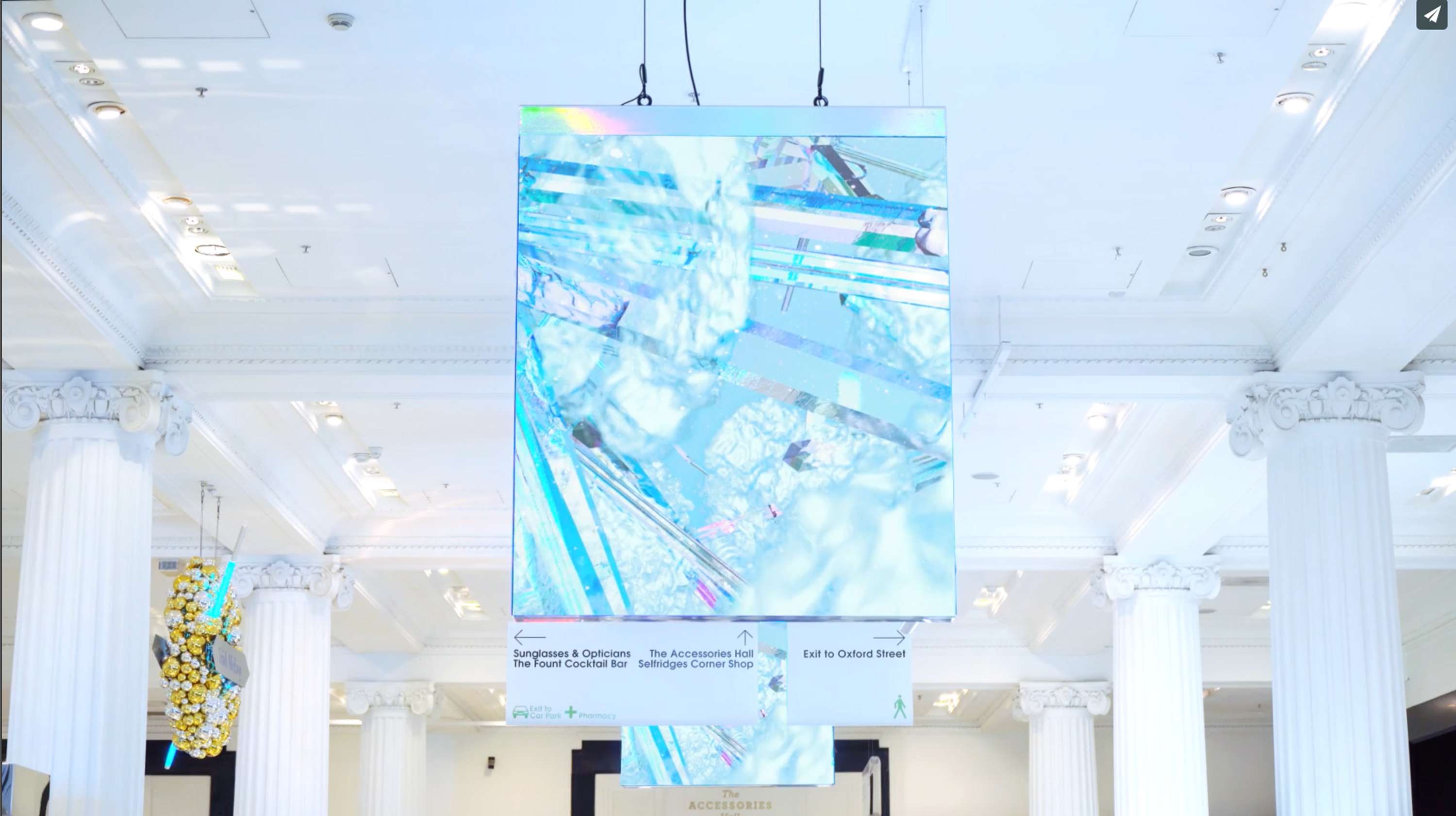 Future Fantasy at Selfridges, Christmas 2019 by Hanna Schrage