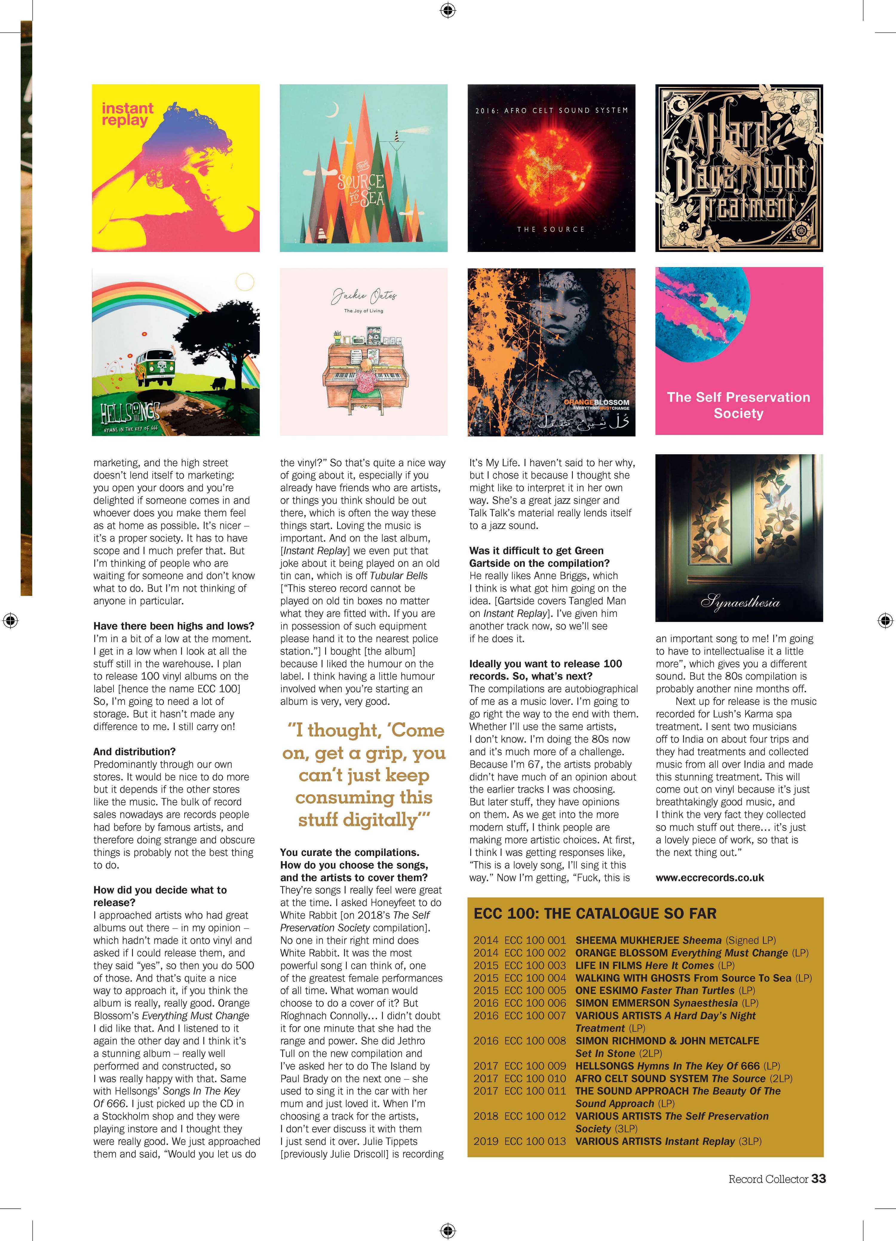 Lush ECC Records Interview by Hannah Vettese