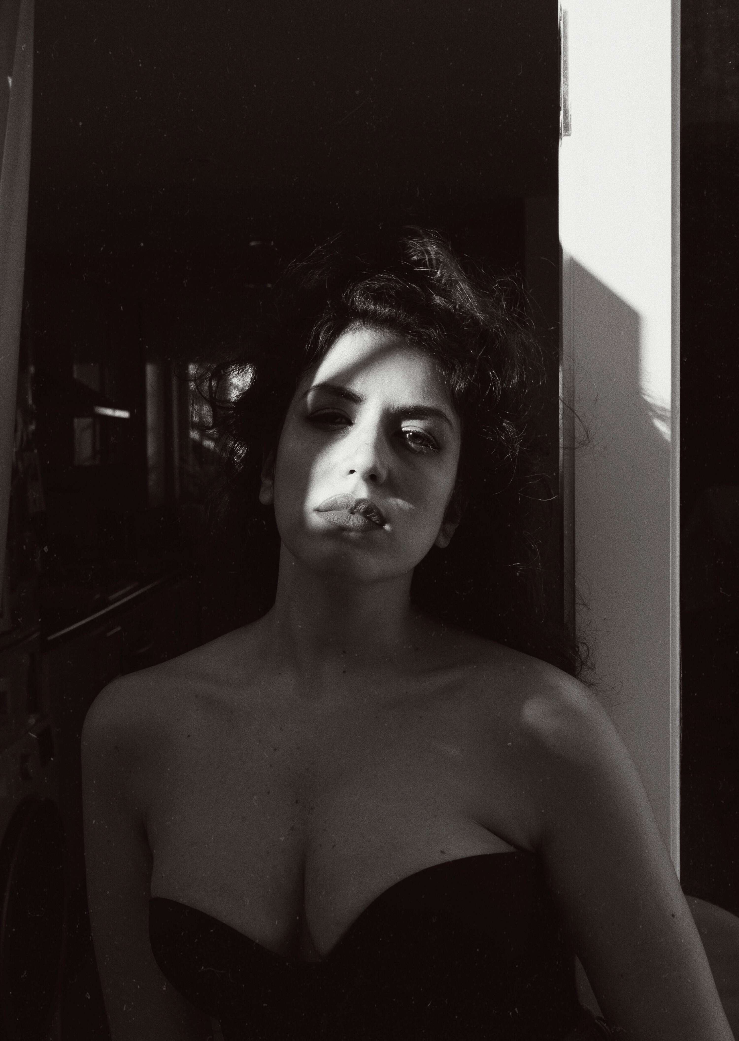 Quarantine Self-portrait by Debora Masetti