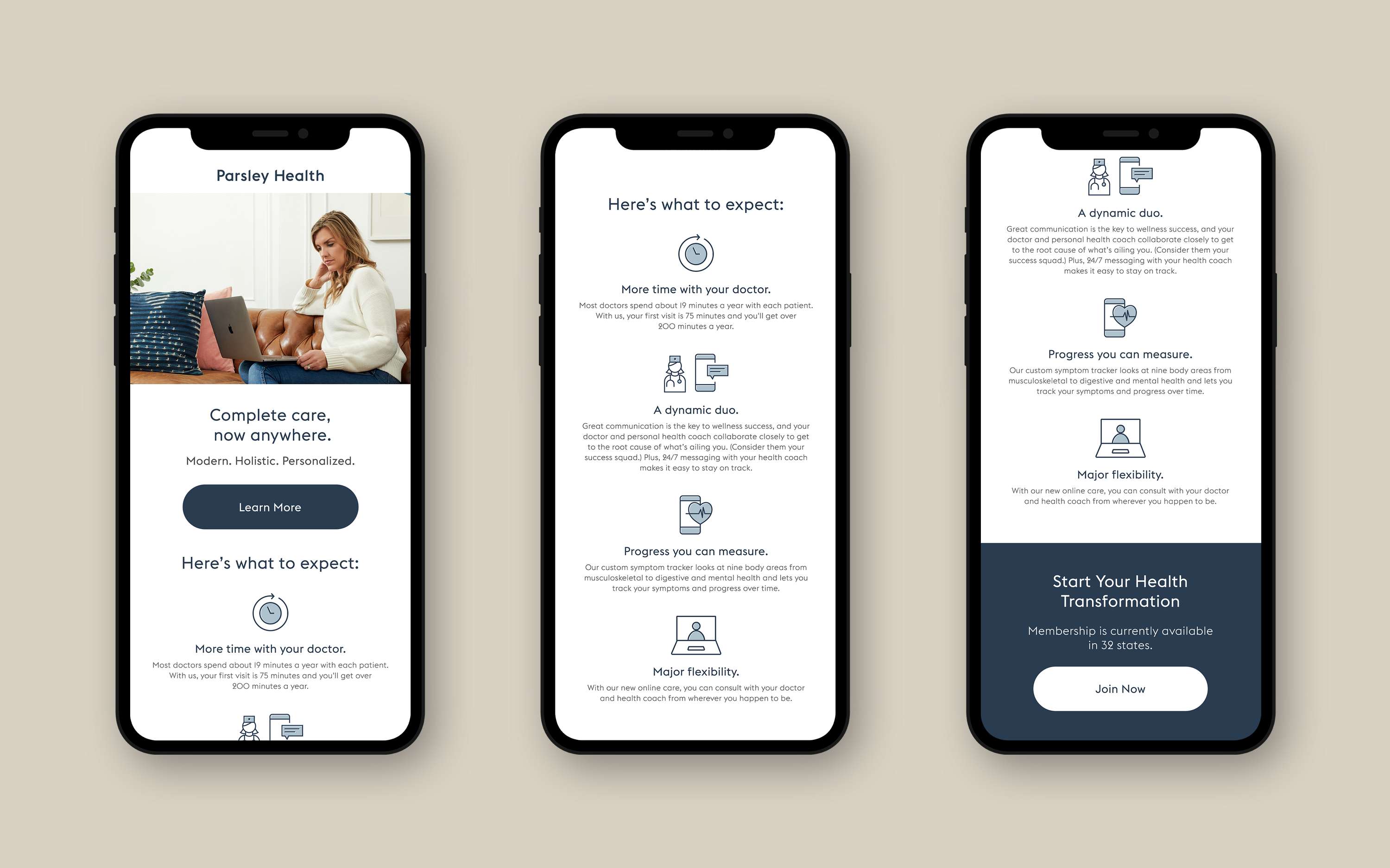 Design for Parsley Health by Tania Lili