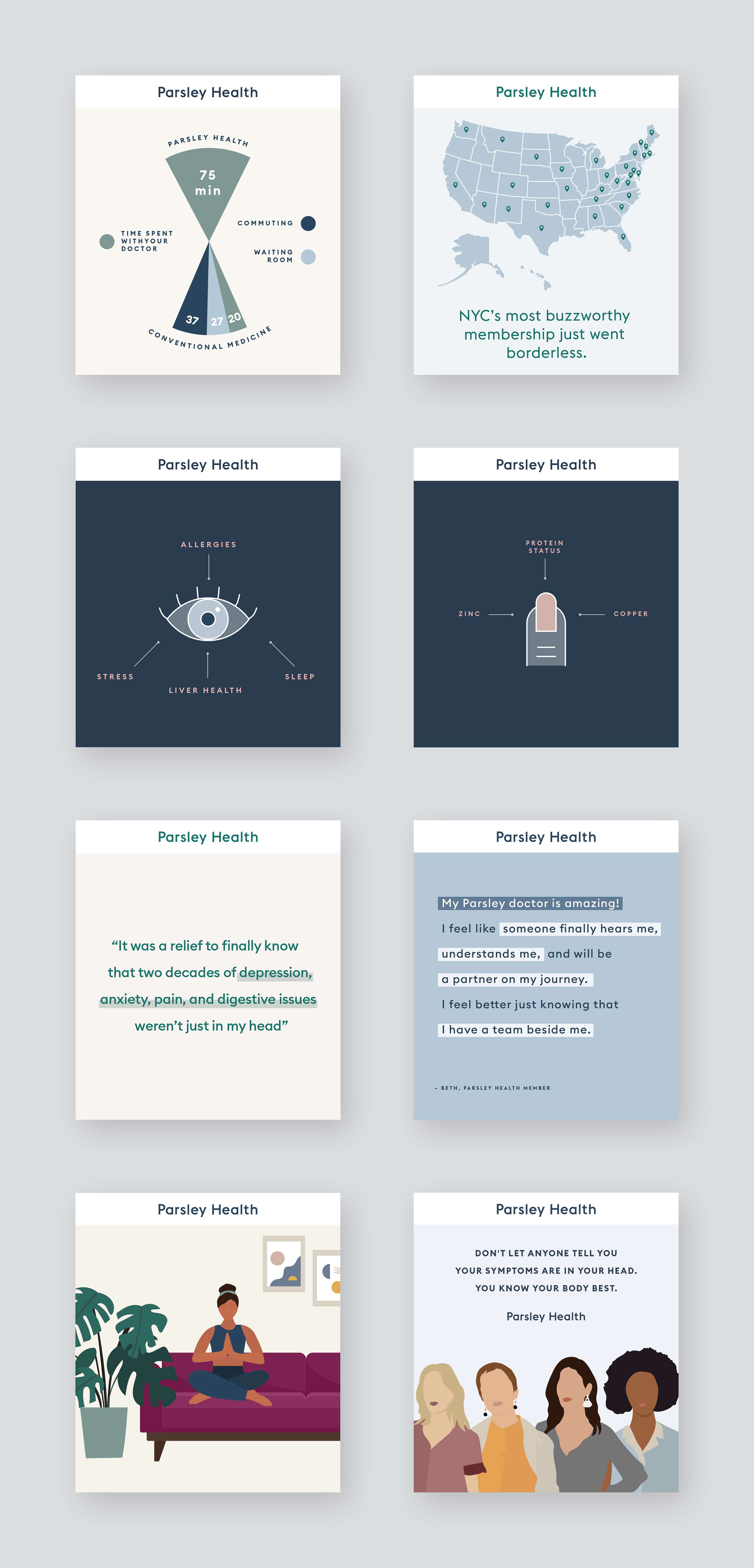 Design for Parsley Health by Tania Lili