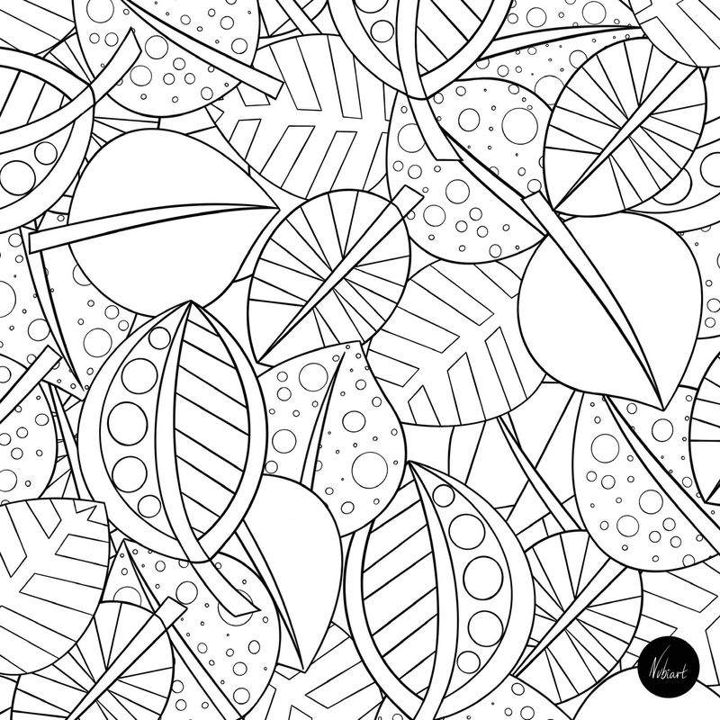 Nubiart Colouring Prints by Jael Umerah-Makelemi