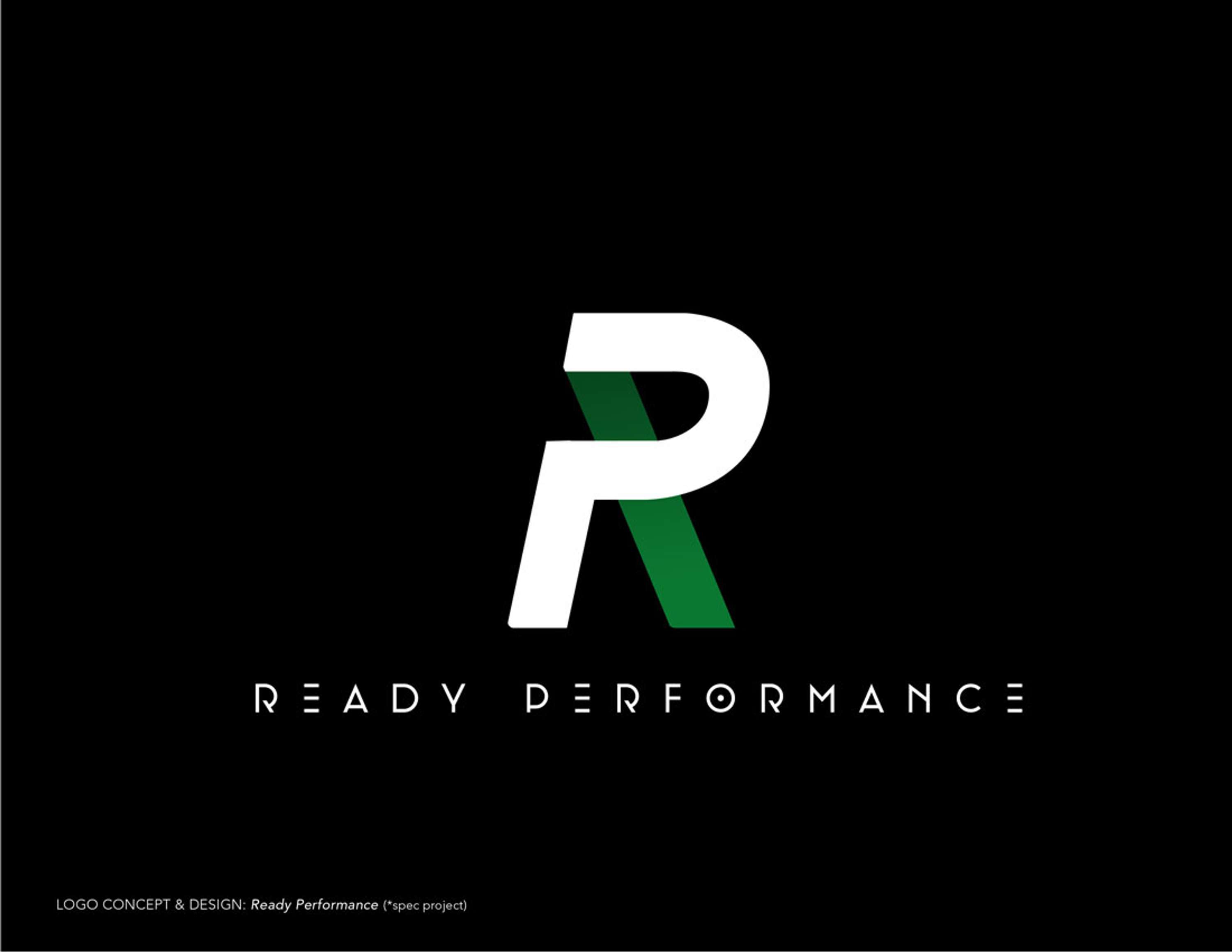 Logo concept and Design. Ready Performance. LA by Kiki Gunn