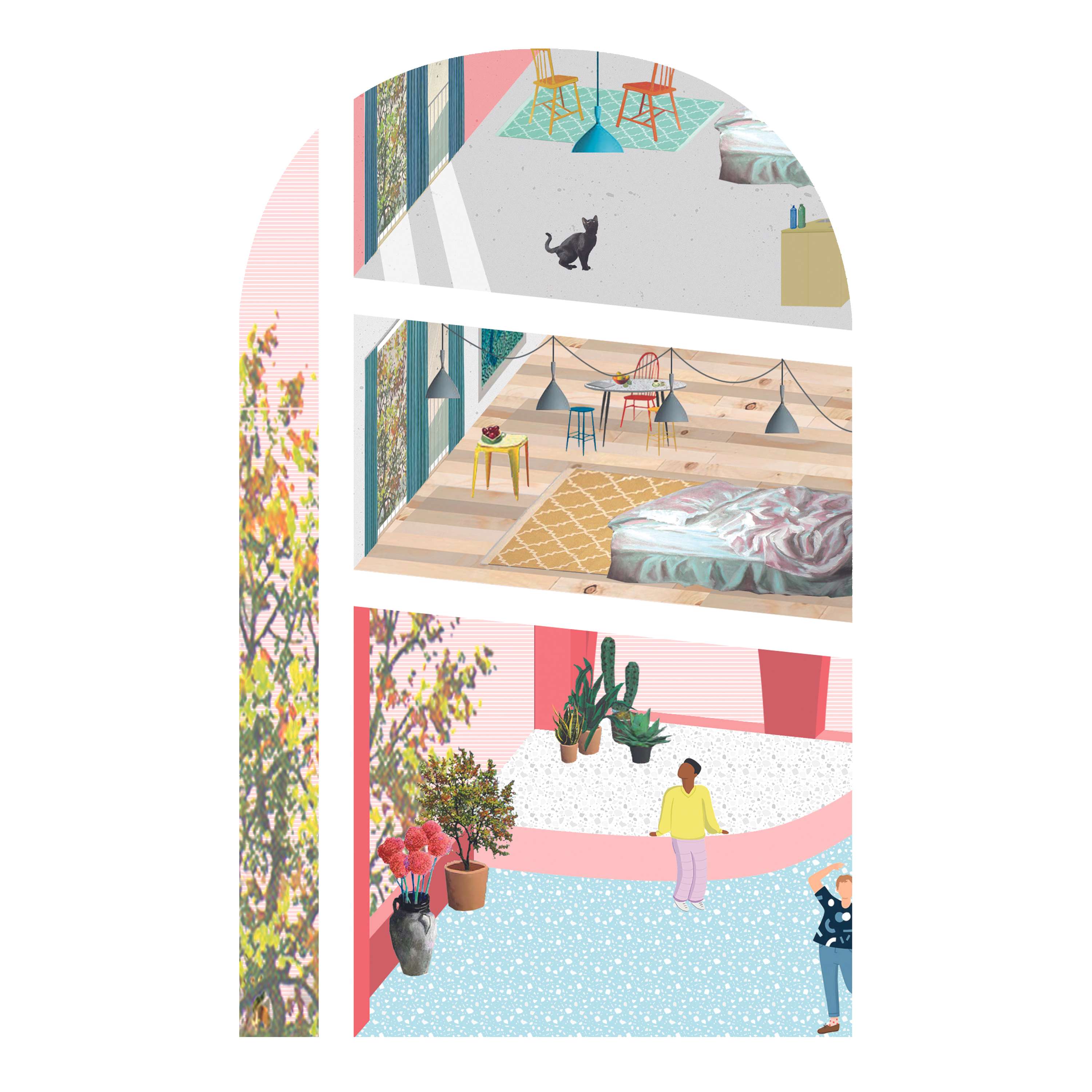 Mixed Use School Design by Charlie Edmonds